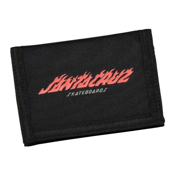 CARTERA SANTA CRUZ NEGRA FLAME STRIP WALLET - AREA ZERO