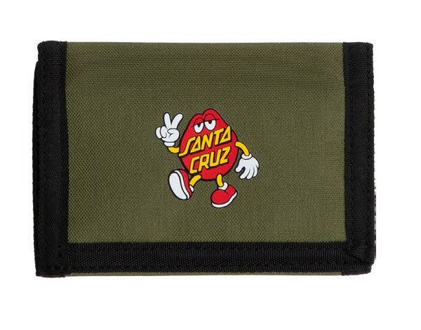 CARTERA SANTA CRUZ VERDE DOT GUY NYLON WALLET
