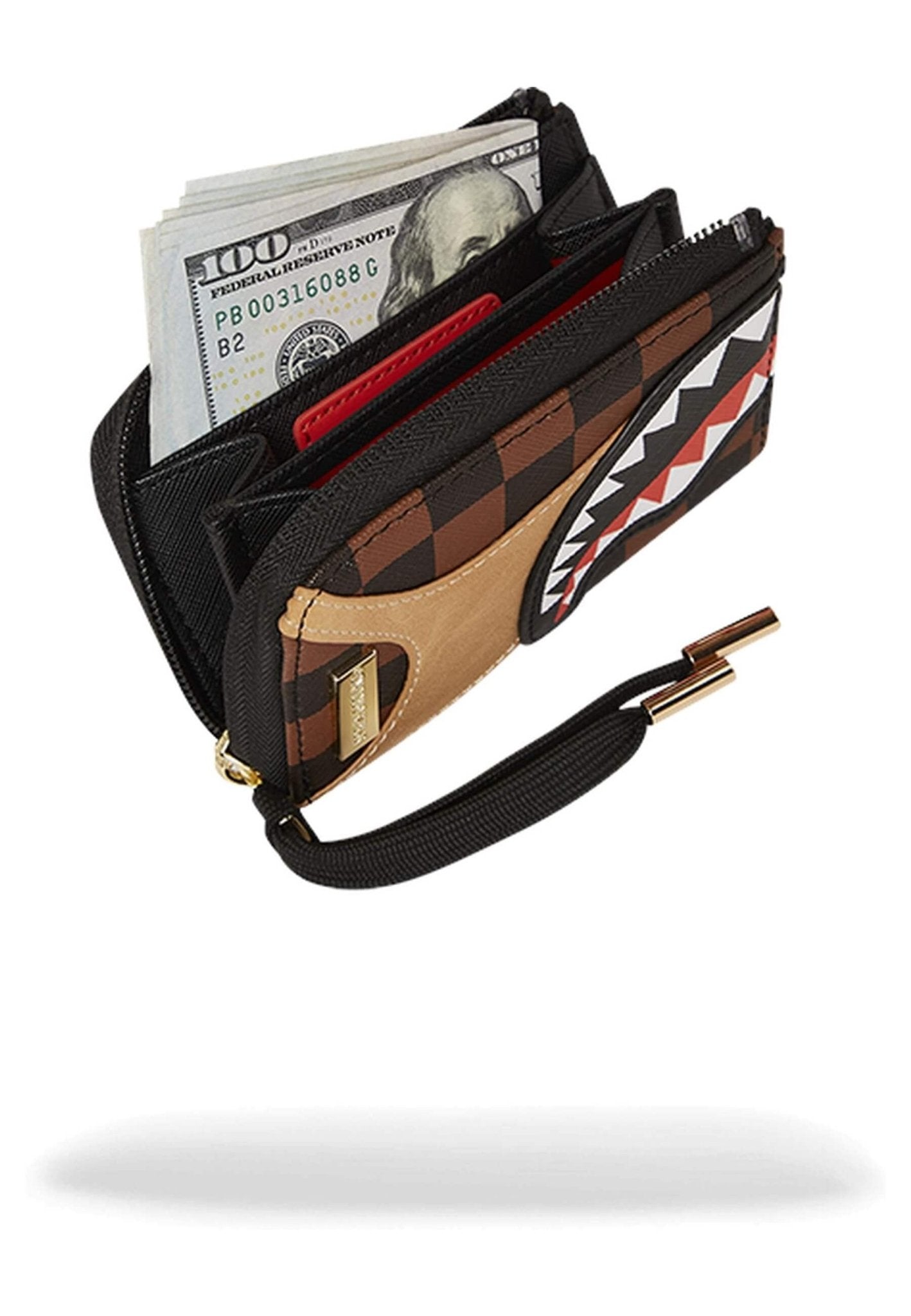 CARTERA SPRAYGROUND MARRON HENNYVILLE WALLET - AREA ZERO