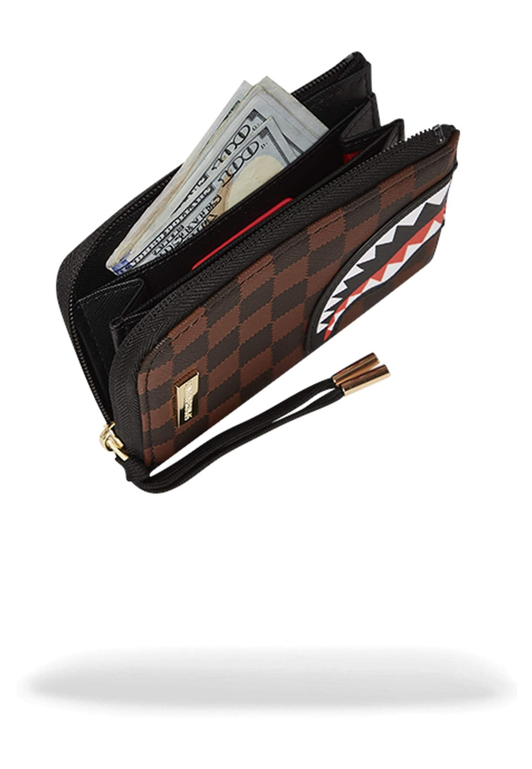 CARTERA SPRAYGROUND MARRON SAWTOOTH SHARKS IN PARIS WALLET