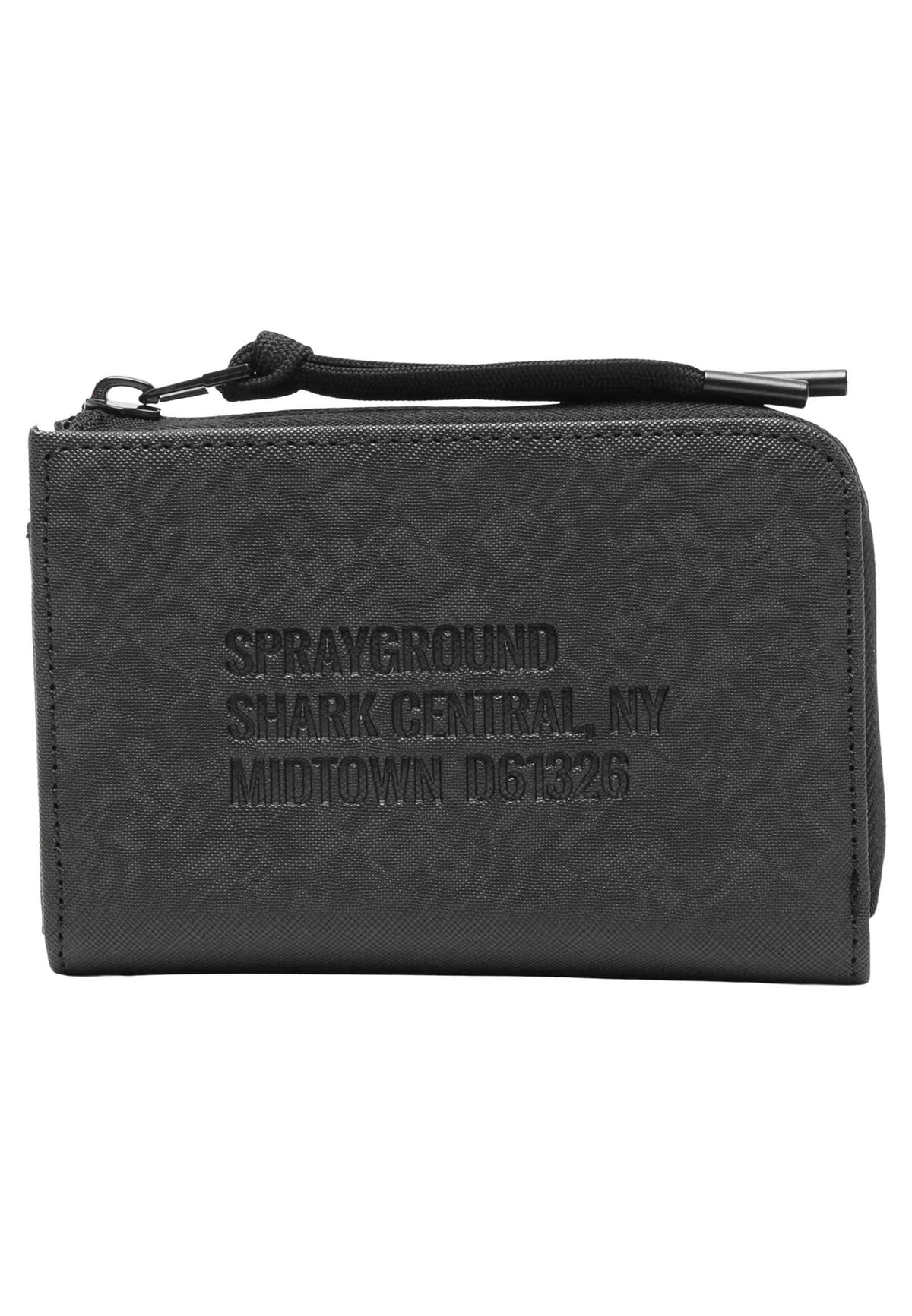 CARTERA SPRAYGROUND NEGRA BLACKED OUT EMBOSSED GOLD TOOTH WALLET