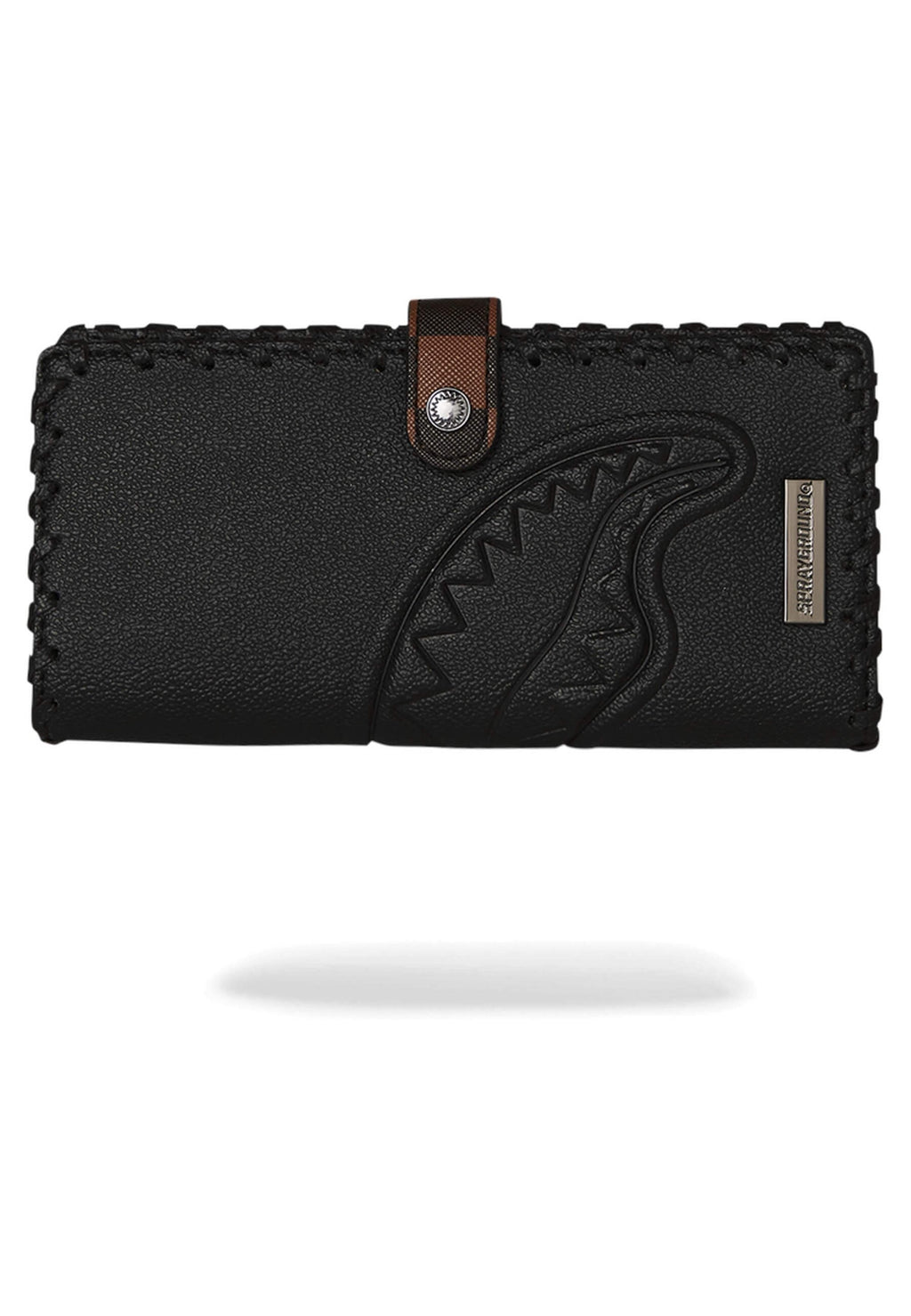 CARTERA SPRAYGROUND NEGRA DOSE OF CHECK DEUX WALLET