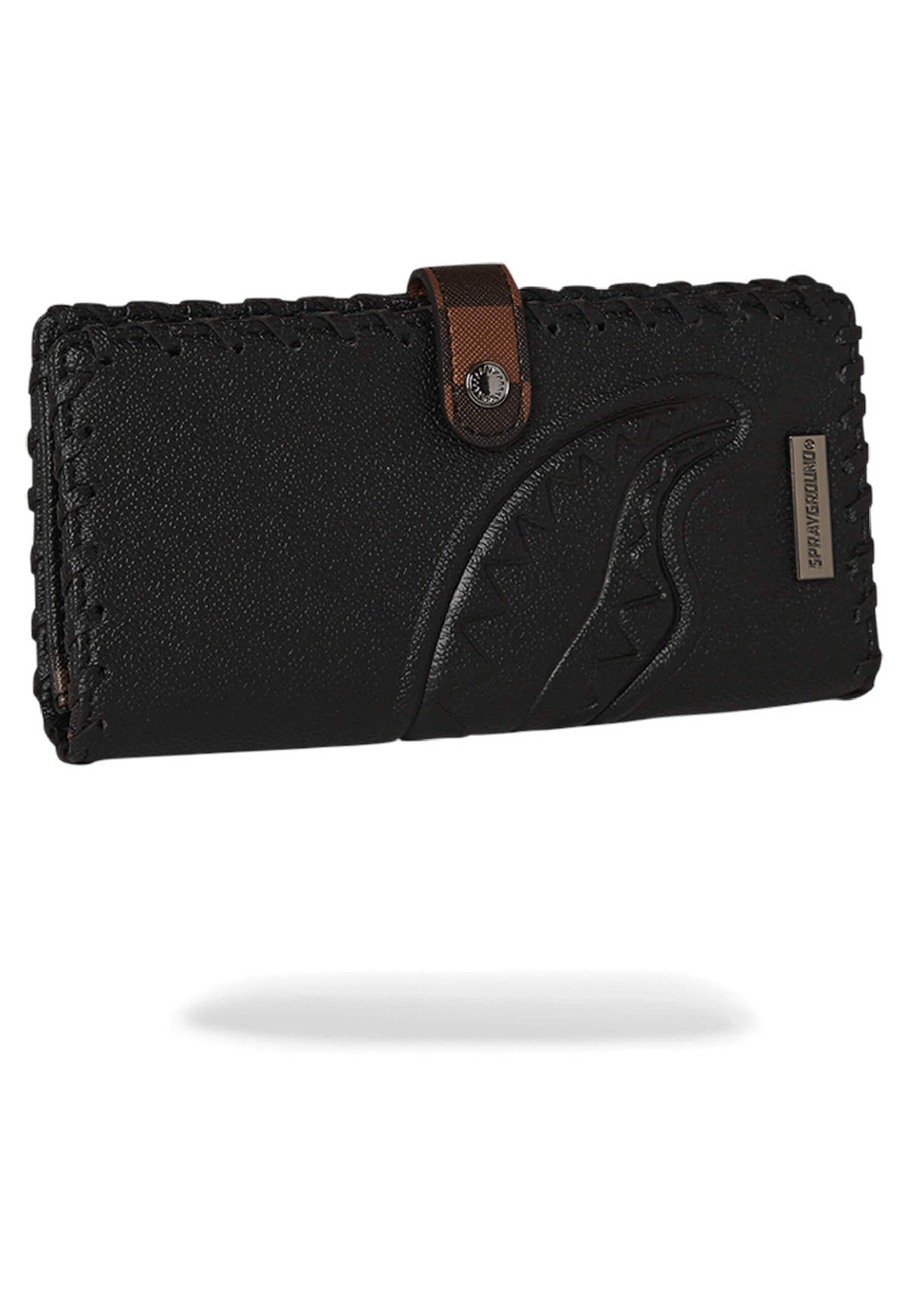 CARTERA SPRAYGROUND NEGRA DOSE OF CHECK DEUX WALLET