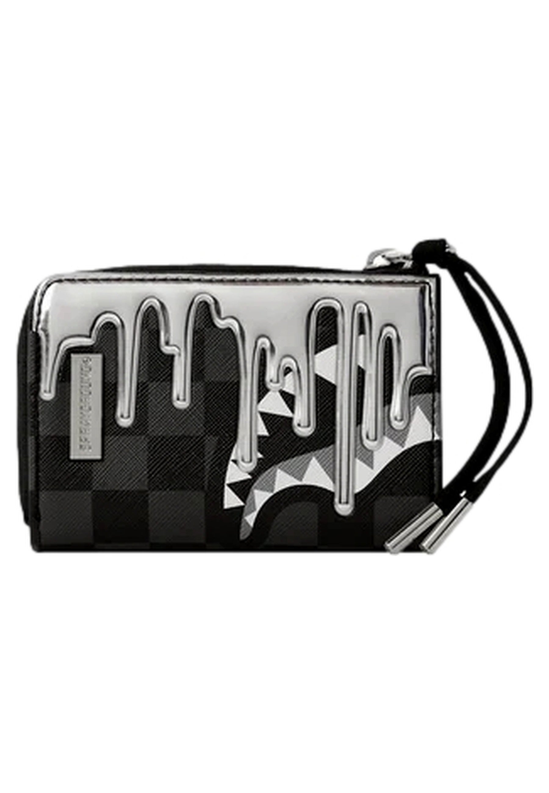 CARTERA SPRAYGROUND NEGRA METALLIC DRIPS WALLET