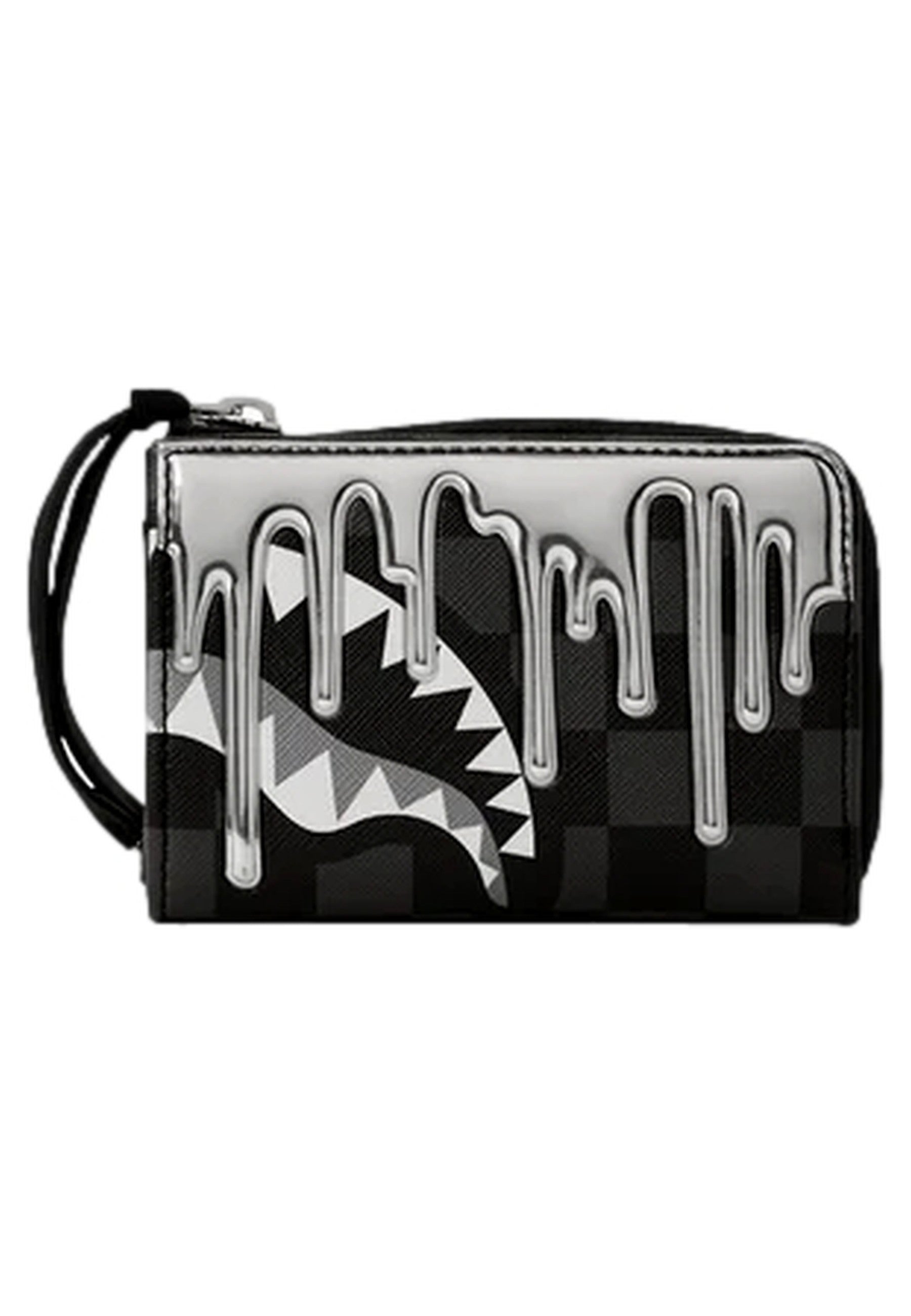 CARTERA SPRAYGROUND NEGRA METALLIC DRIPS WALLET