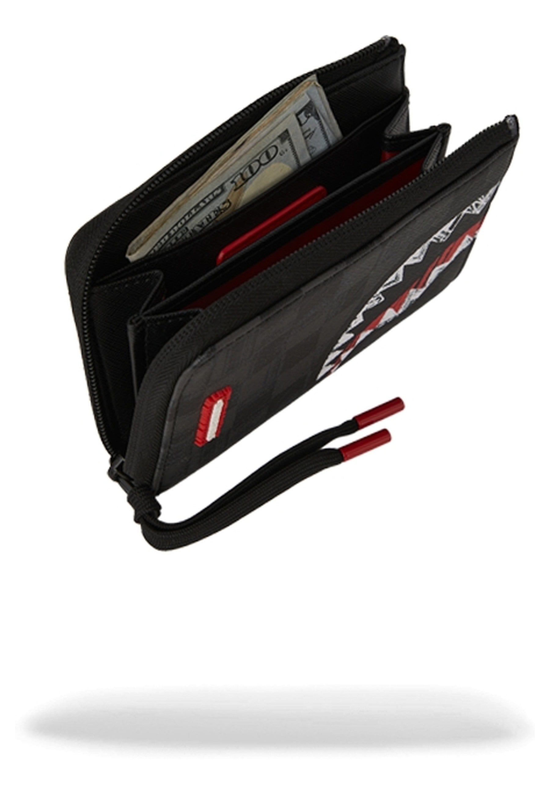 CARTERA SPRAYGROUND NEGRA SCRIBBLE SHARK WALLET