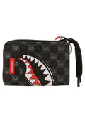 CARTERA SPRAYGROUND NEGRA SHARKS IN PARIS WTF BUBBLY BLACK CHECK WALLET