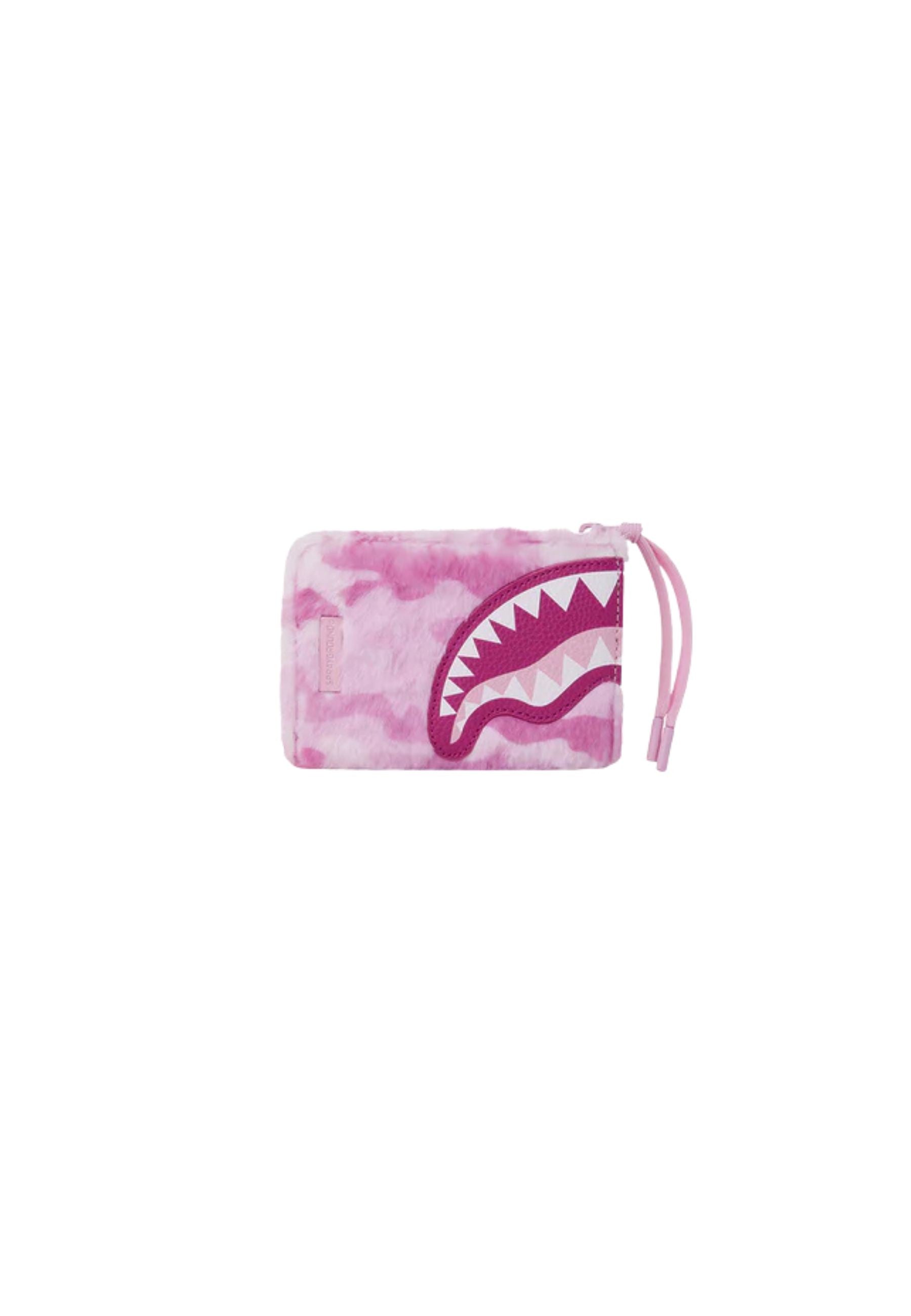 CARTERA SPRAYGROUND ROSA PINK FUR CAMO WALLET