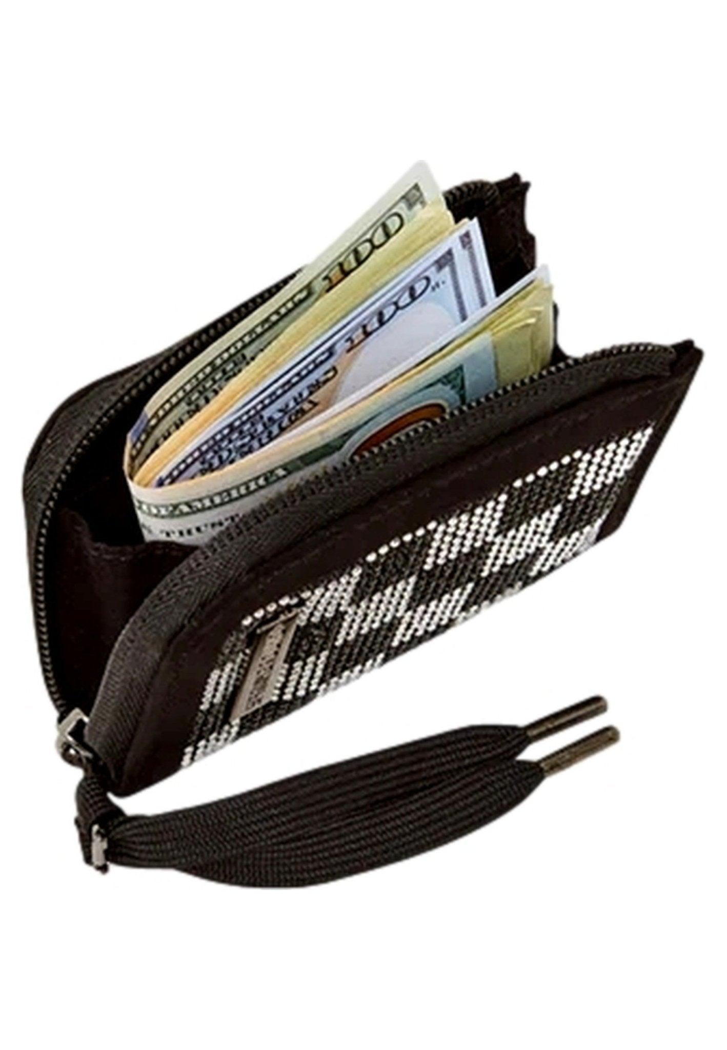 CARTERA SPRAYGROUNG NEGRA TRINITY CHECKERED WALLET - AREA ZERO