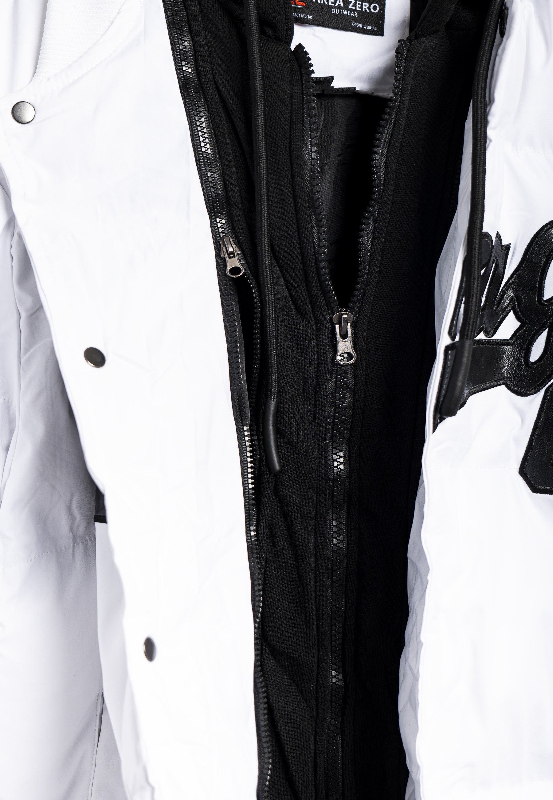 CAZADORA AREA ZERO BLANCA CHICAGO PADDED JACKET