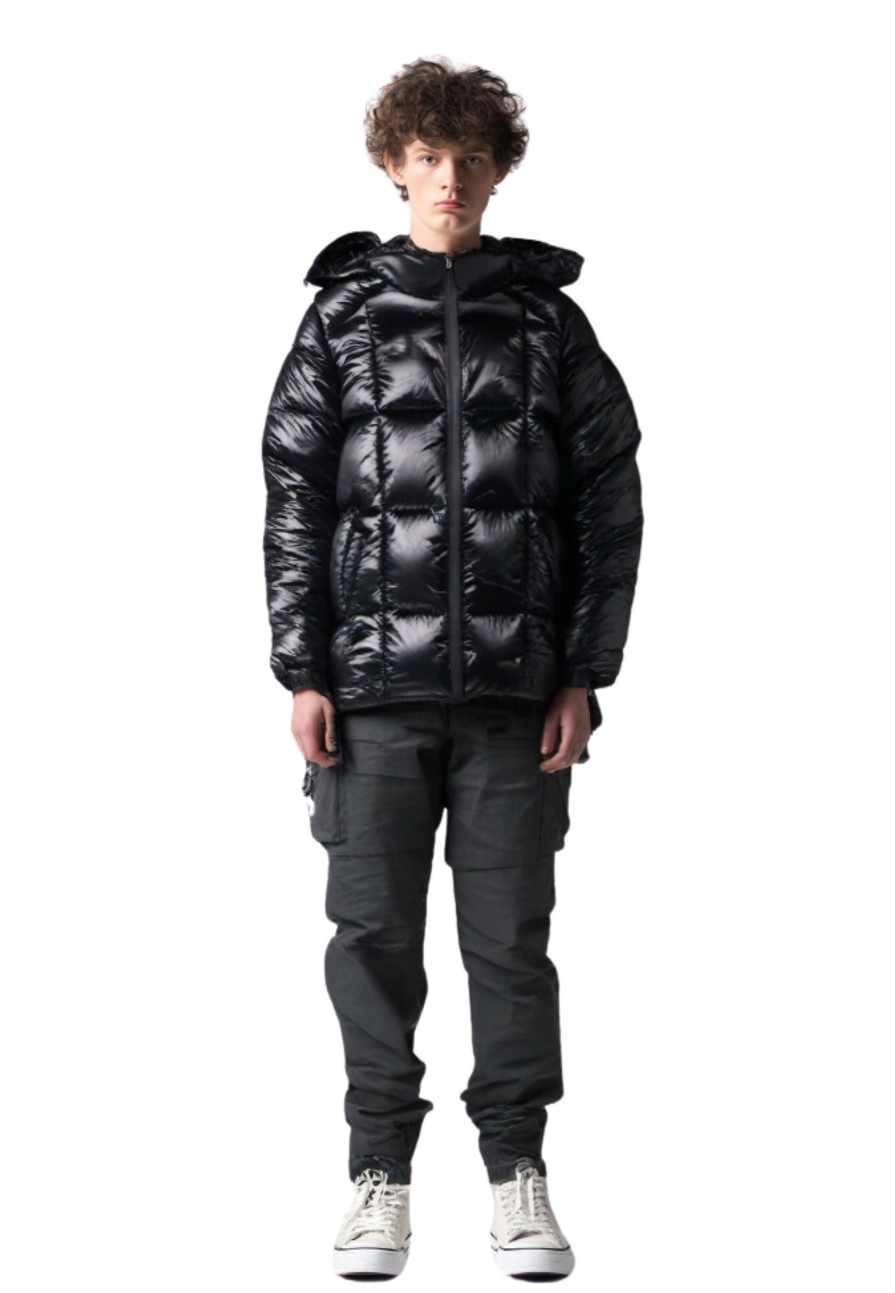 CAZADORA AREA ZERO NEGRA INNER ZIPPER PADDED JACKET