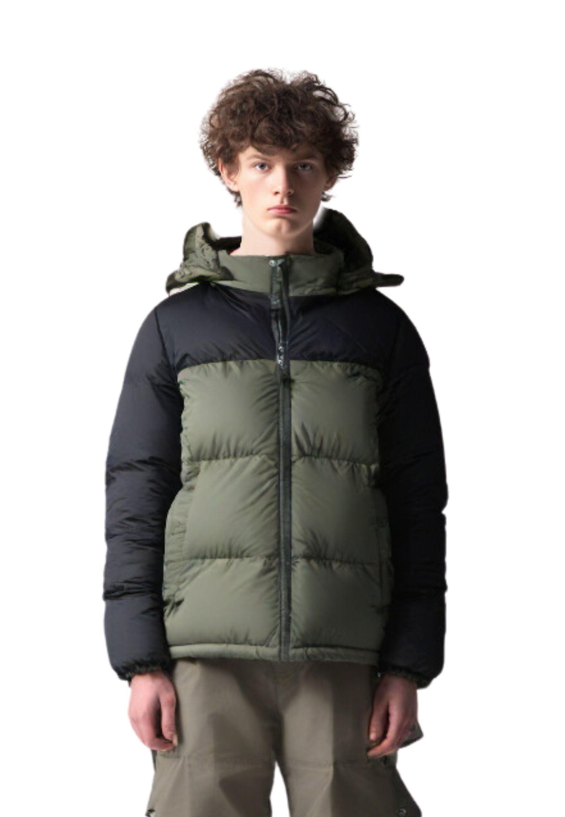 CAZADORA AREA ZERO VERDE COMBINADA PADDED JACKET