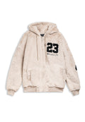CAZADORA BEIGE BROOKLIN 23 FAUX FUR JACKET
