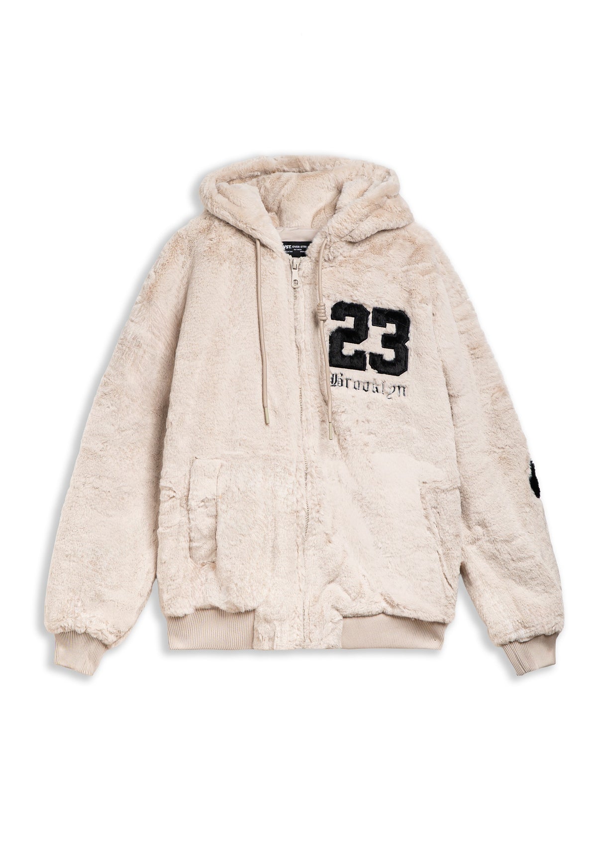 CAZADORA BEIGE BROOKLIN 23 FAUX FUR JACKET