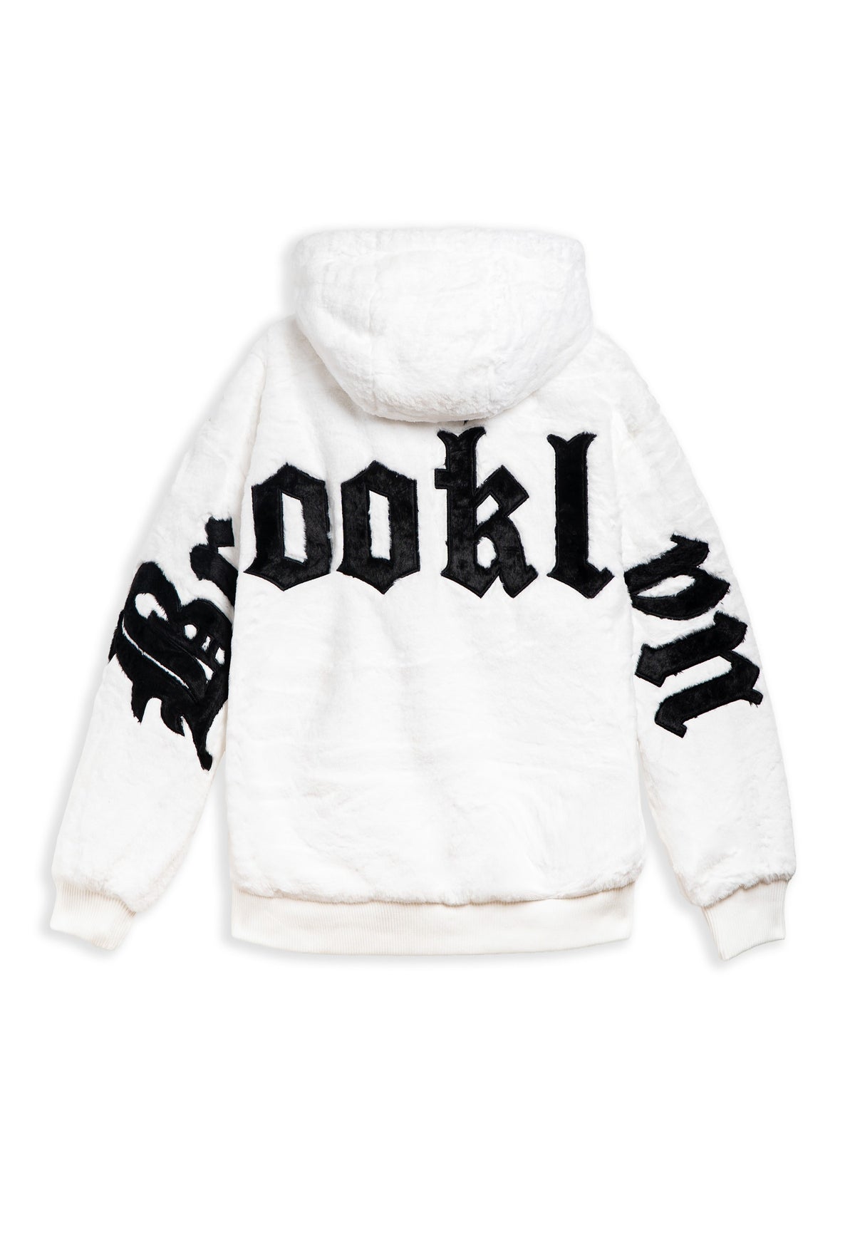 CAZADORA BLANCA BROOKLIN 23 FAUX FUR JACKET