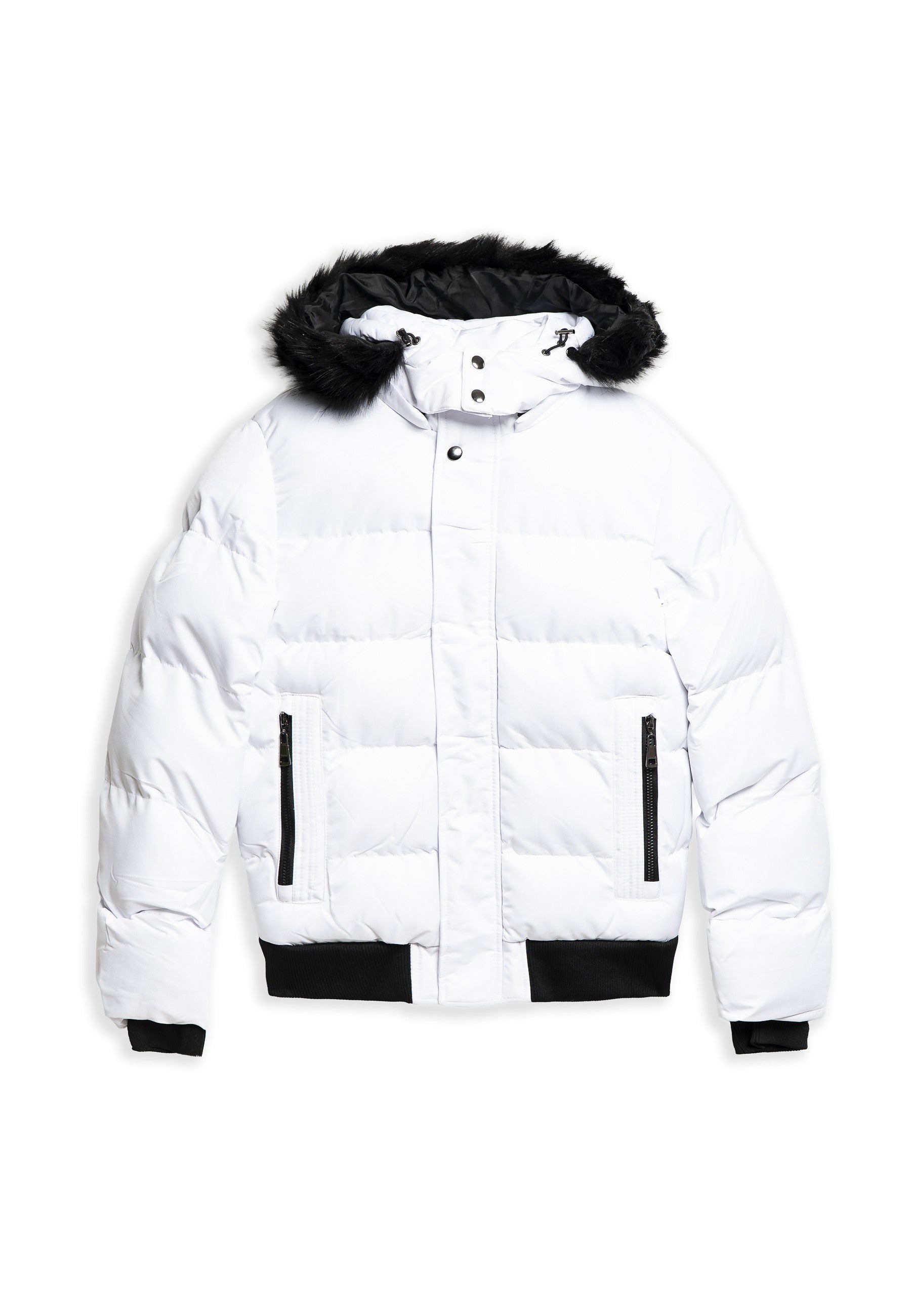 CAZADORA BLANCA HOODED PADDED JACKET