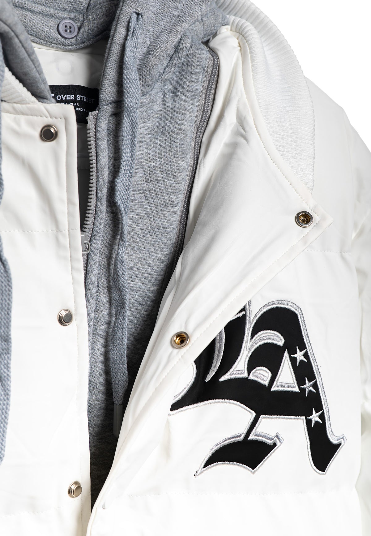 CAZADORA BLANCA LOS ANGELES BASEBALL TEAM COACH JACKET