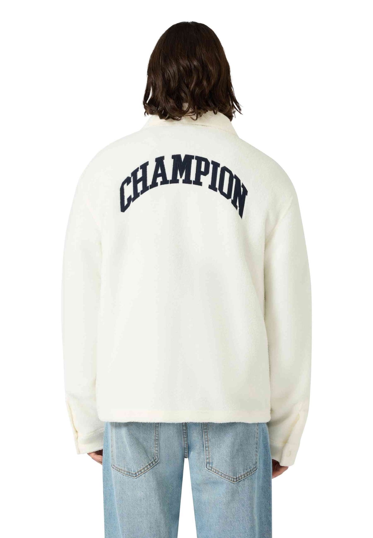 CAZADORA CHAMPION CRUDO BUTTONED POLAR COACH JACKET