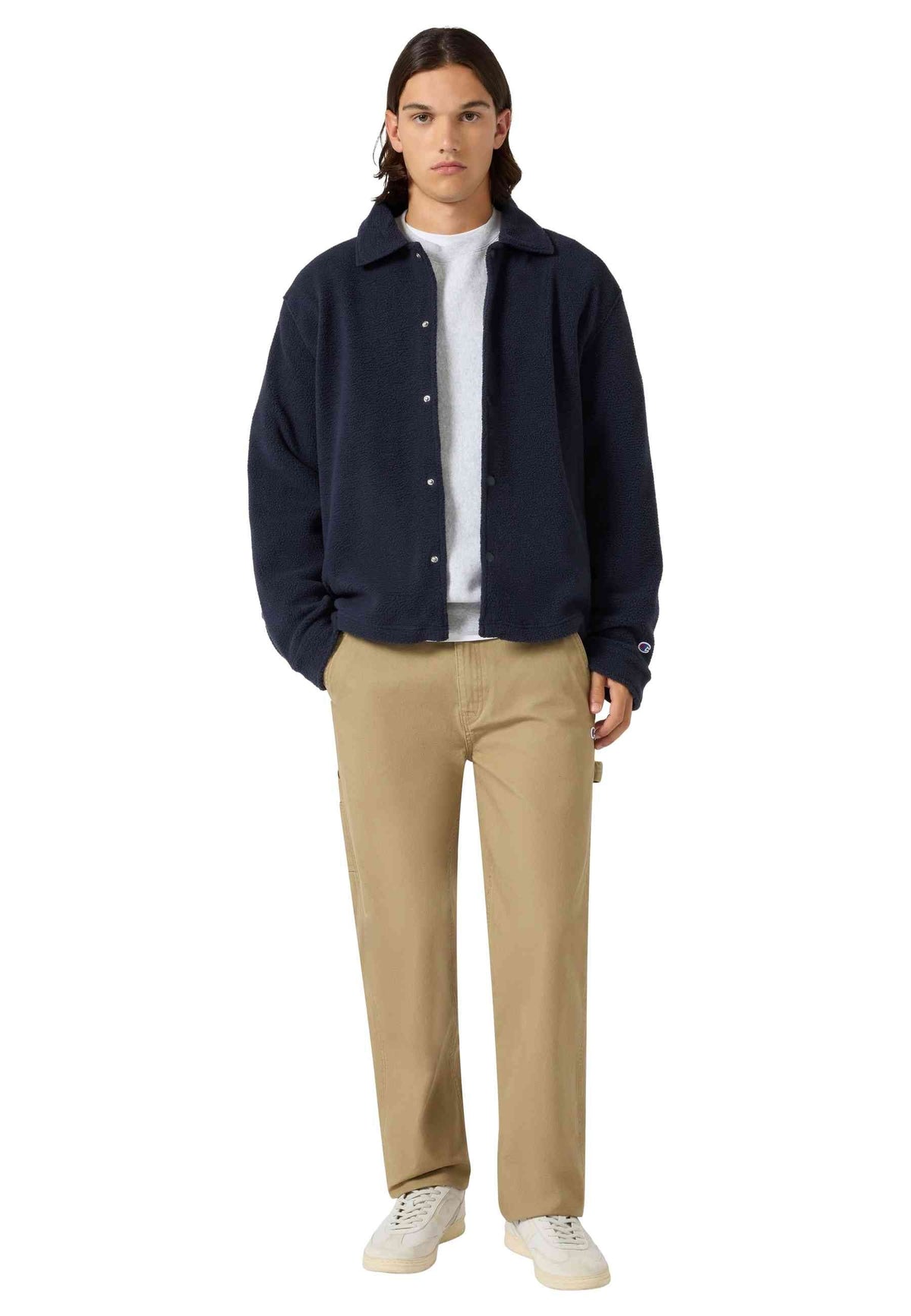 CAZADORA CHAMPION MARINO BUTTONED POLAR COACH JACKET