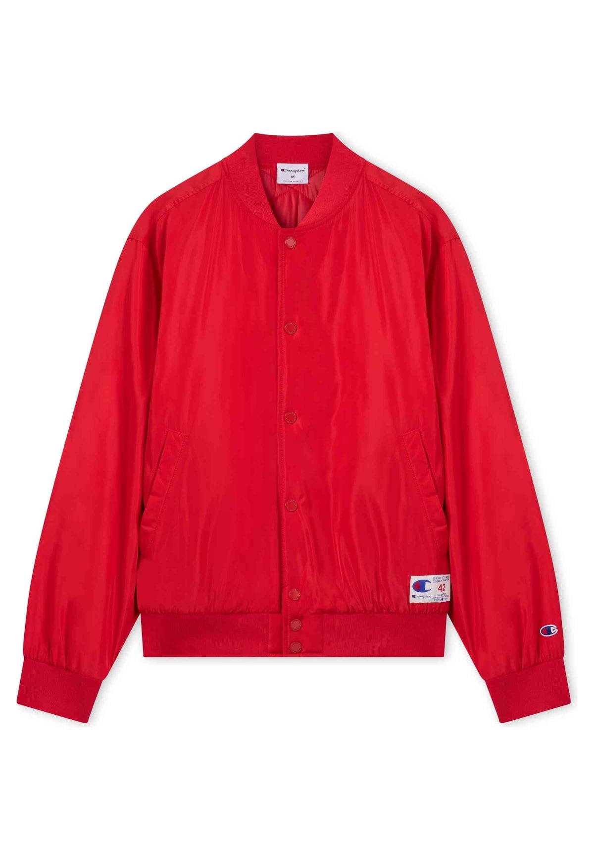 CAZADORA CHAMPION ROJA BUTTONED POLAR COACH JACKET