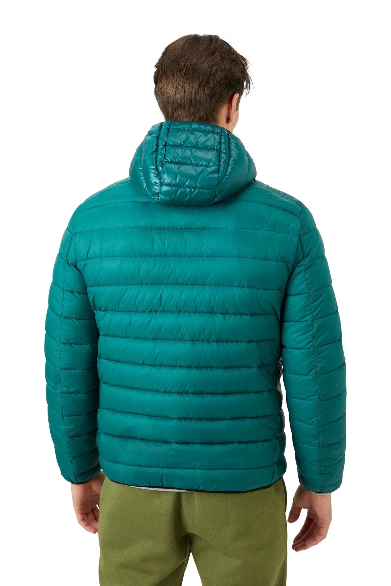 CAZADORA CHAMPION VERDE ESSENTIAL PADDED HOODED JACKET - AREA ZERO