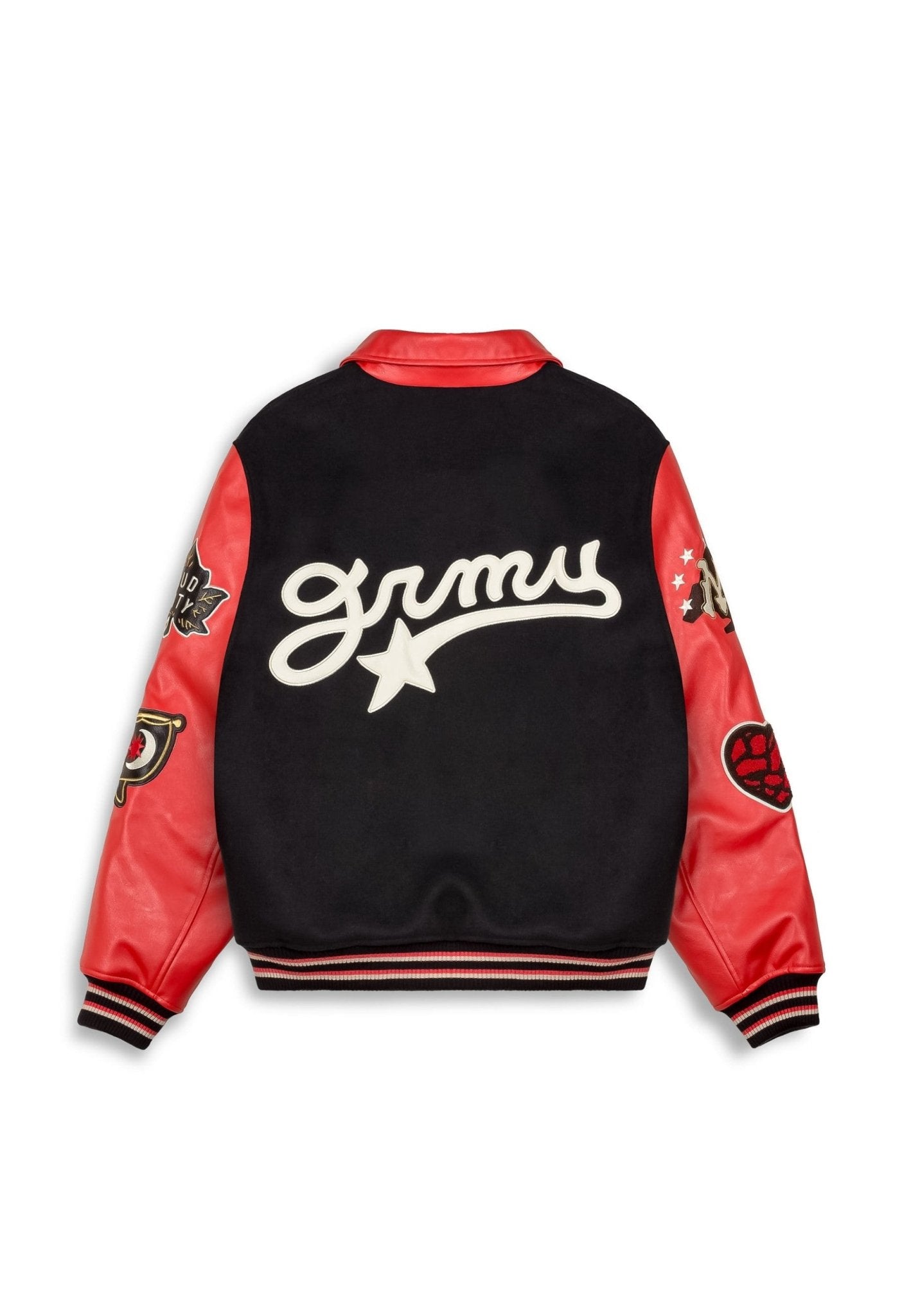 CAZADORA GRIMEY NEGRA MUDS THE RESIDENCE BASEBALL JACKET - AREA ZERO