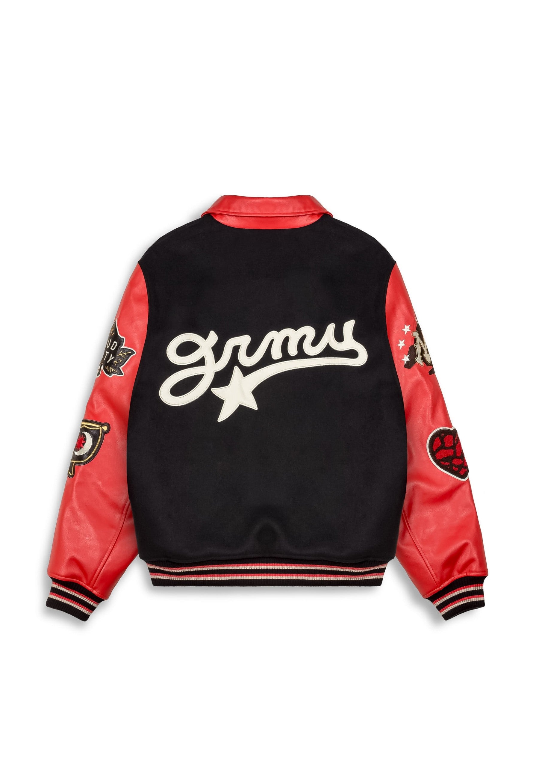 CAZADORA GRIMEY NEGRA MUDS THE RESIDENCE BASEBALL JACKET