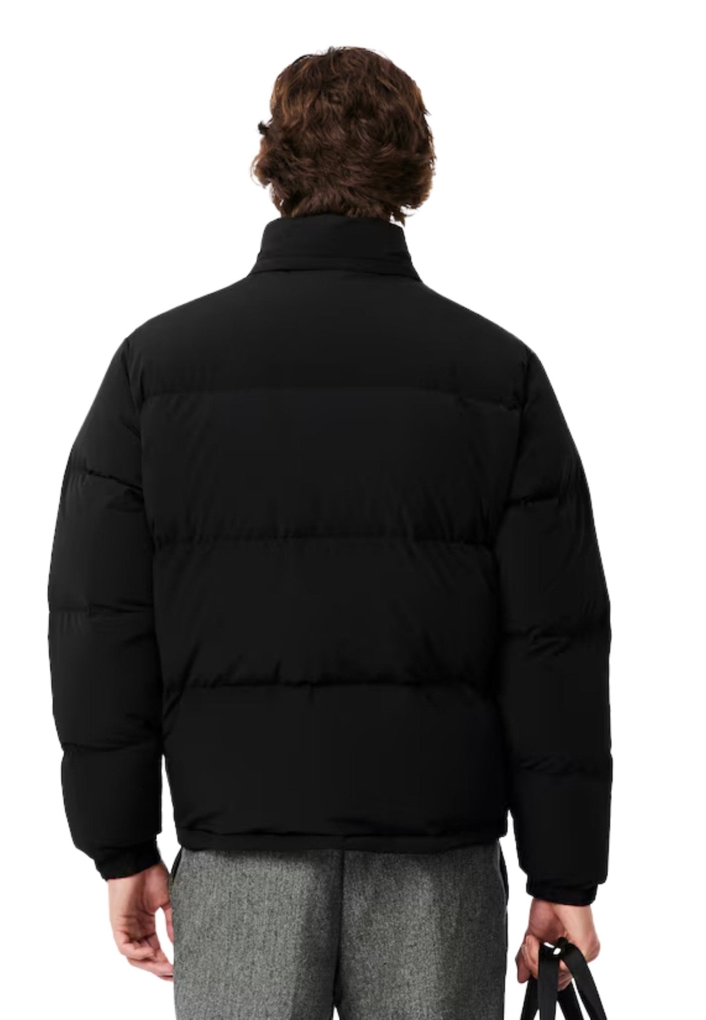 CAZADORA LACOSTE NEGRA HOODED WATERPROOF PADDED JACKET - AREA ZERO