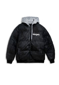 CAZADORA NEGRA NEW YORK MARBLE COACH JACKET
