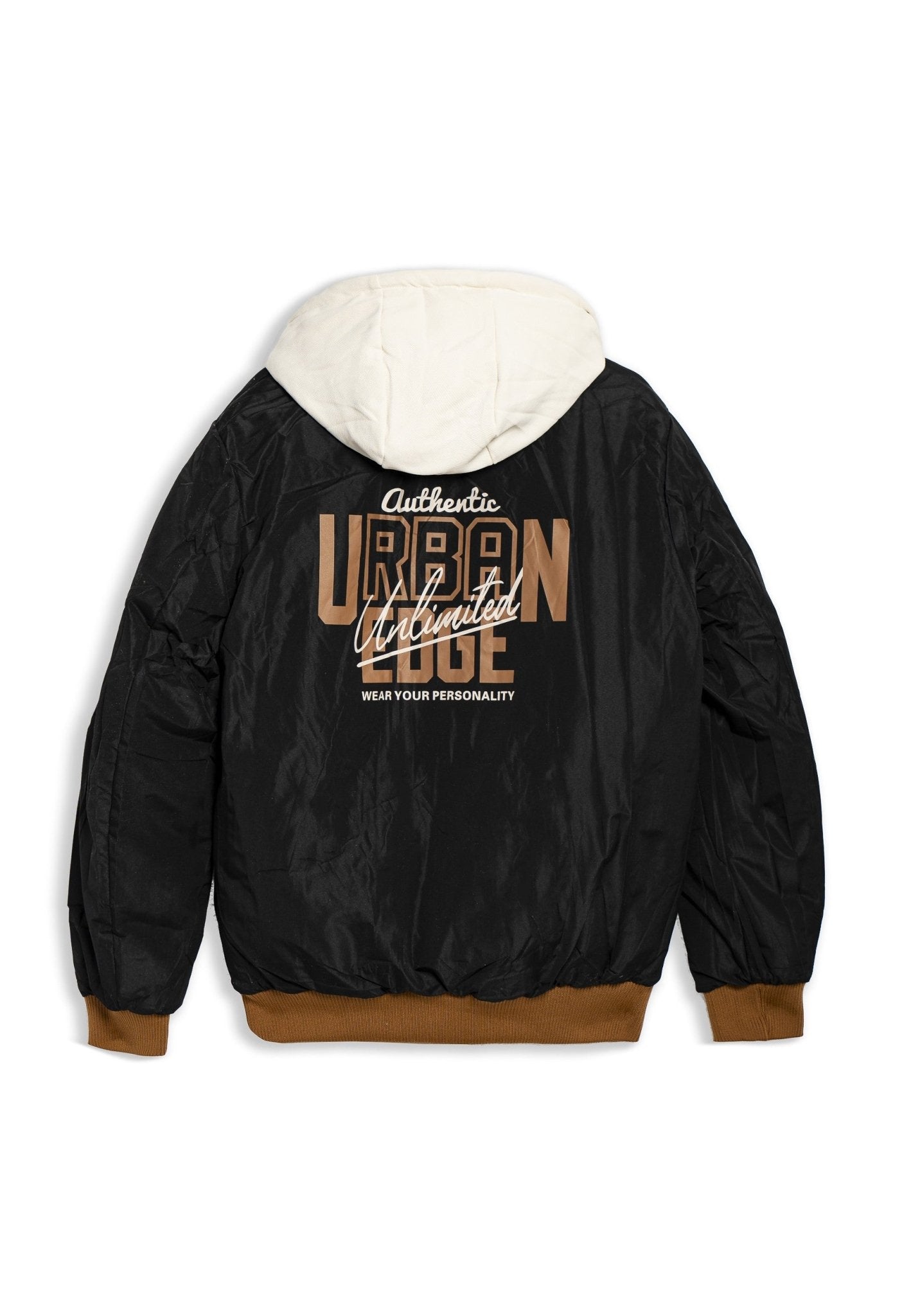 CAZADORA TOSTADA REVERSIBLE UNIVERSITY HOODED JACKET - AREA ZERO