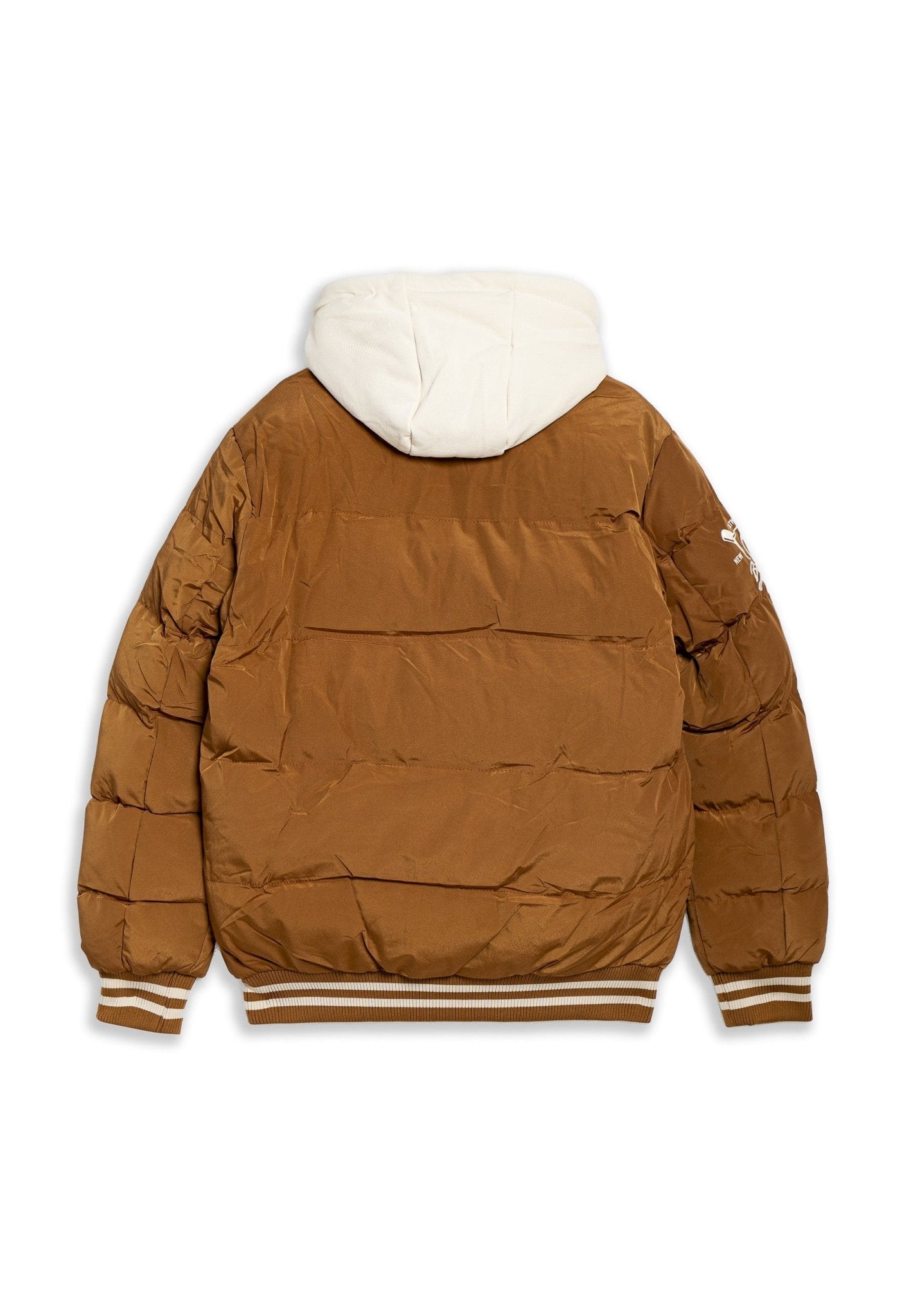 CAZADORA TOSTADA REVERSIBLE UNIVERSITY HOODED JACKET - AREA ZERO