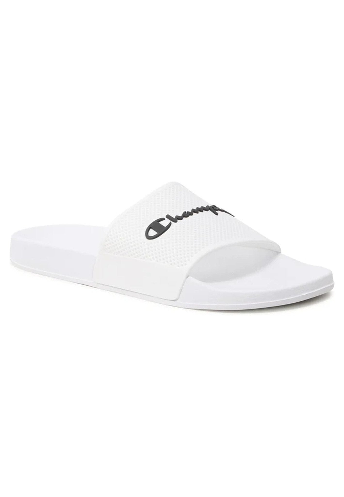 CHANCLAS CHAMPION BLANCAS DE PALA LOGO LETRAS - AREA ZERO