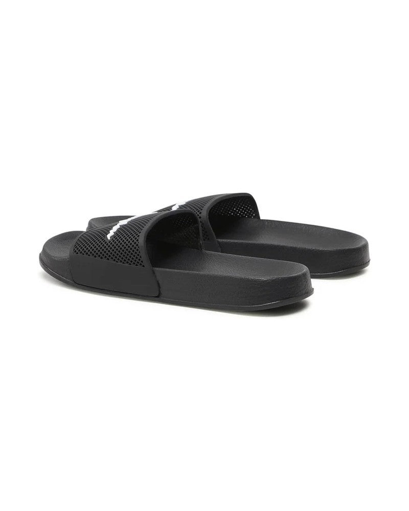 CHANCLAS CHAMPION NEGRA PALA LETRAS - AREA ZERO