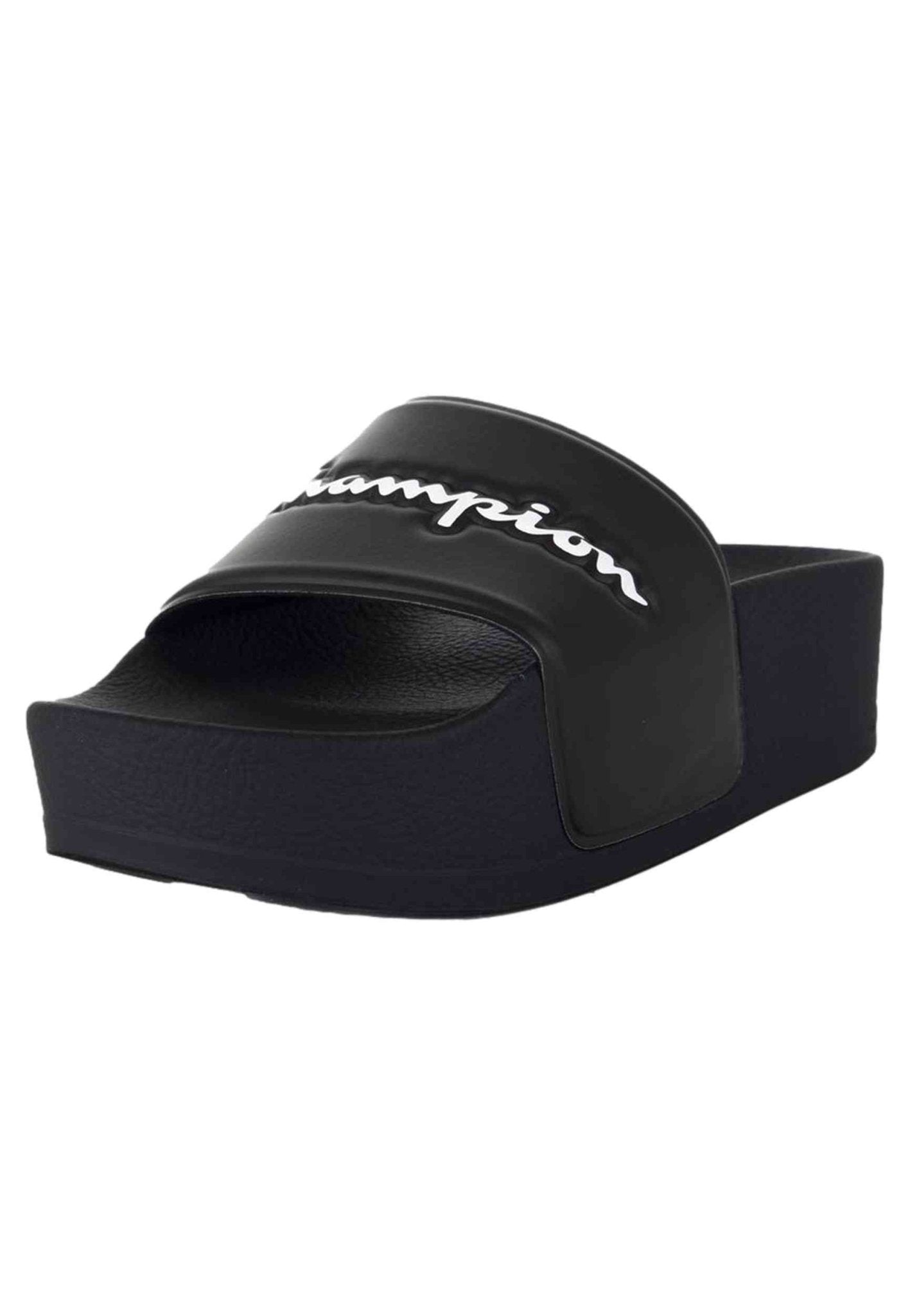 CHANCLAS CHAMPION NEGRAS CABANA SLIDE - AREA ZERO