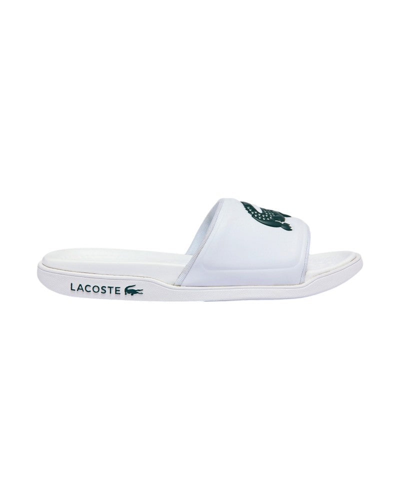 CHANCLAS LACOSTE BLANCAS CROCO DUALISTE