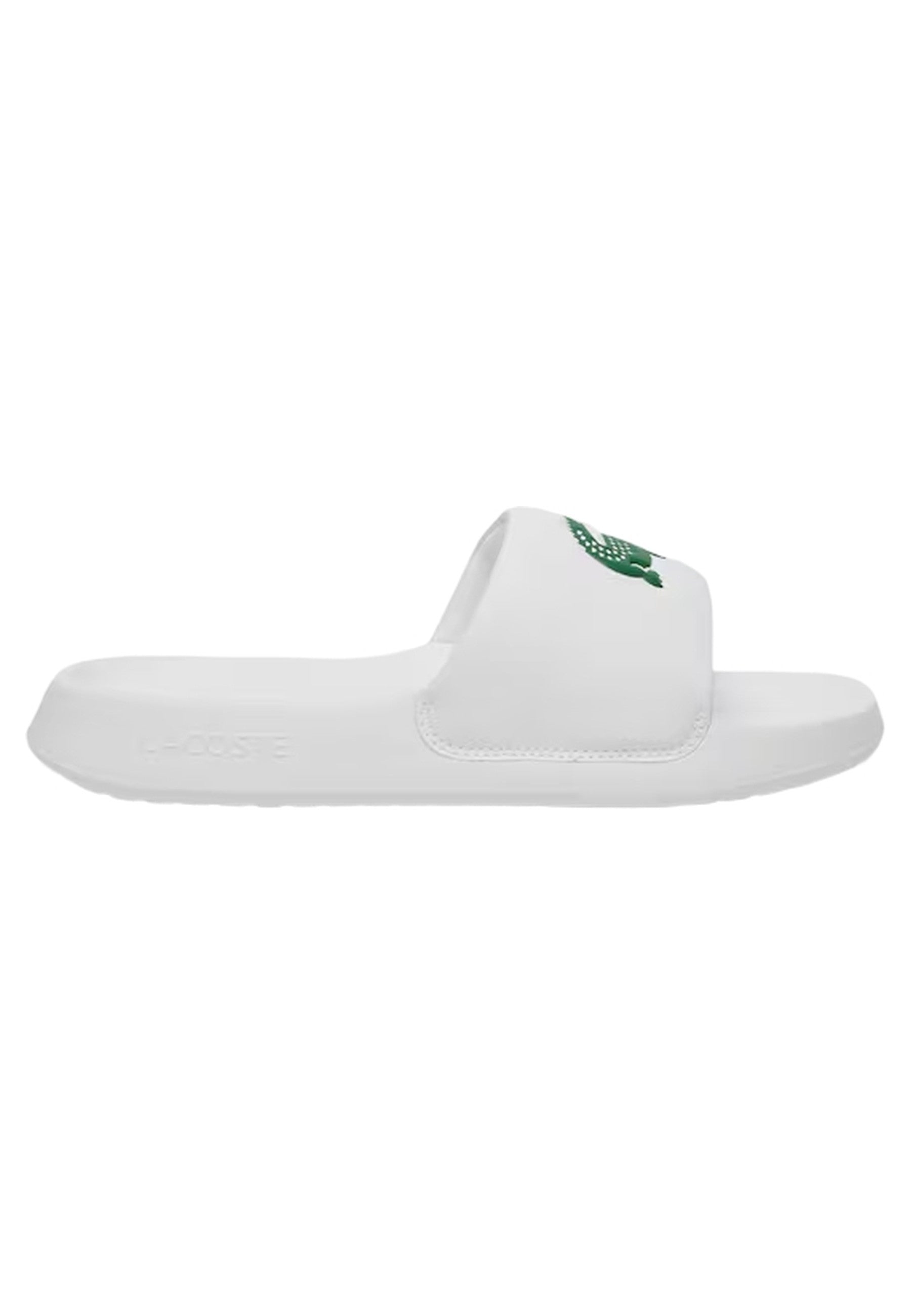 CHANCLAS LACOSTE BLANCAS SERVE SLIDE 1.0