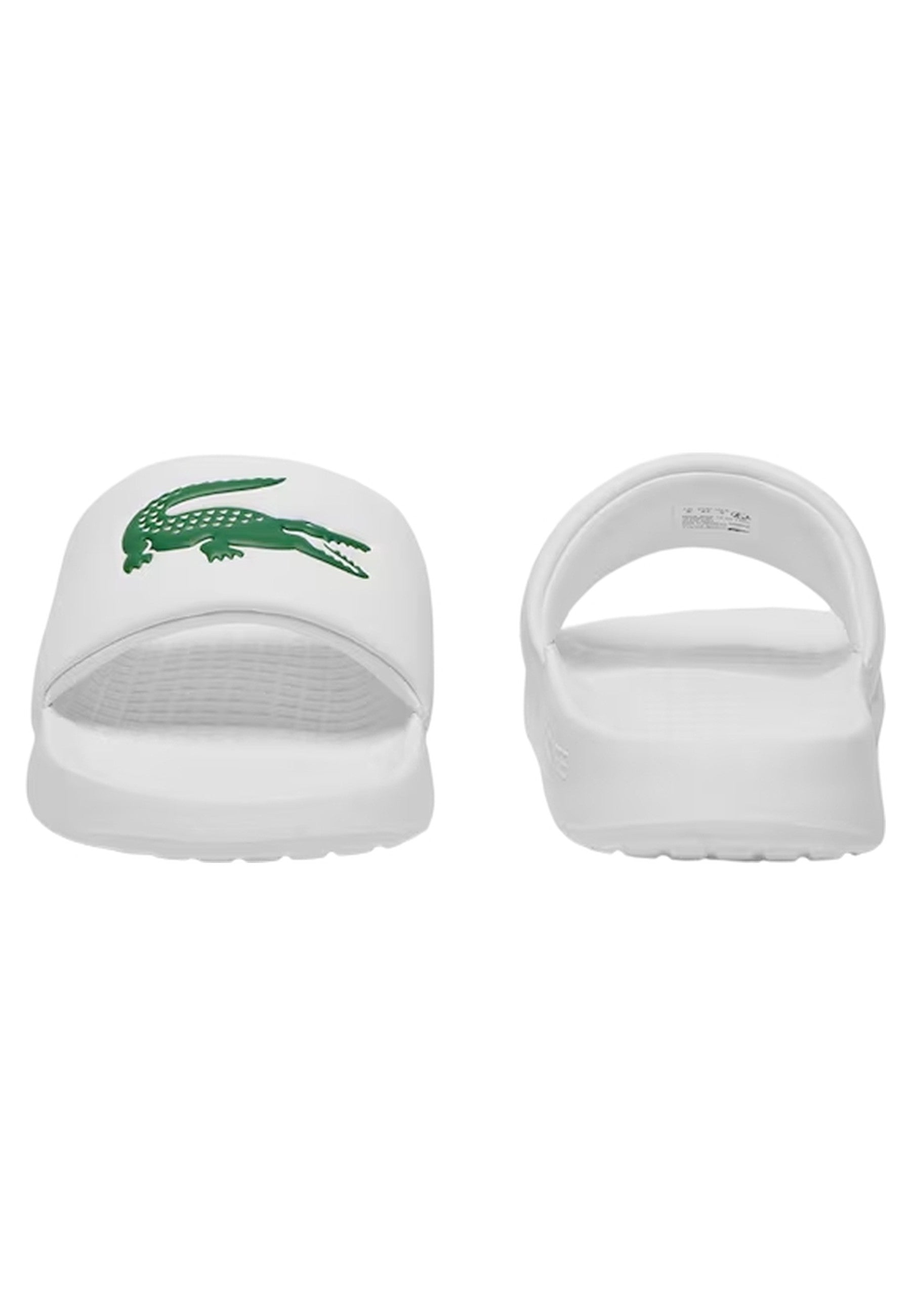 CHANCLAS LACOSTE BLANCAS SERVE SLIDE 1.0