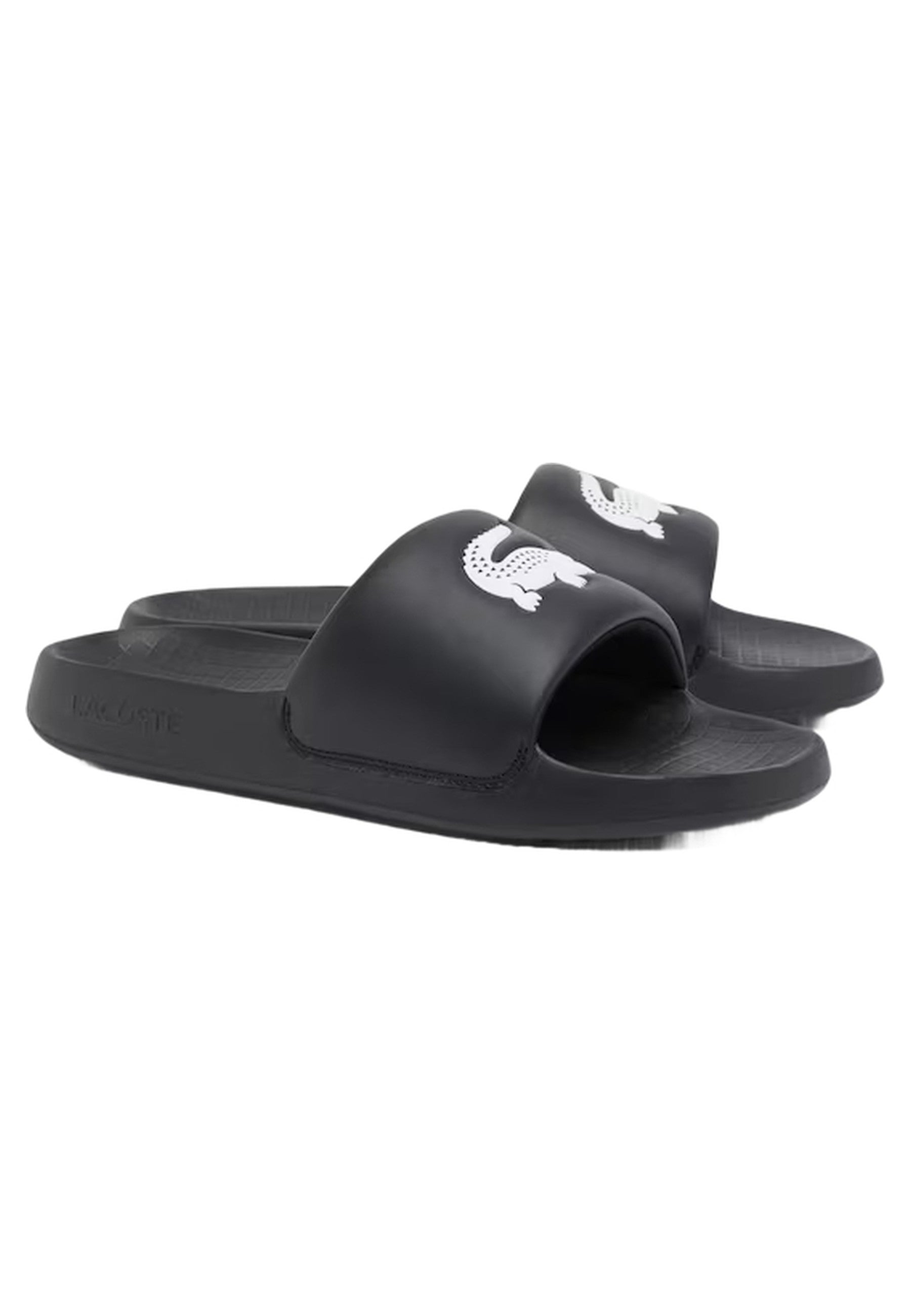 CHANCLAS LACOSTE NEGRAS SERVE SLIDE 1.0