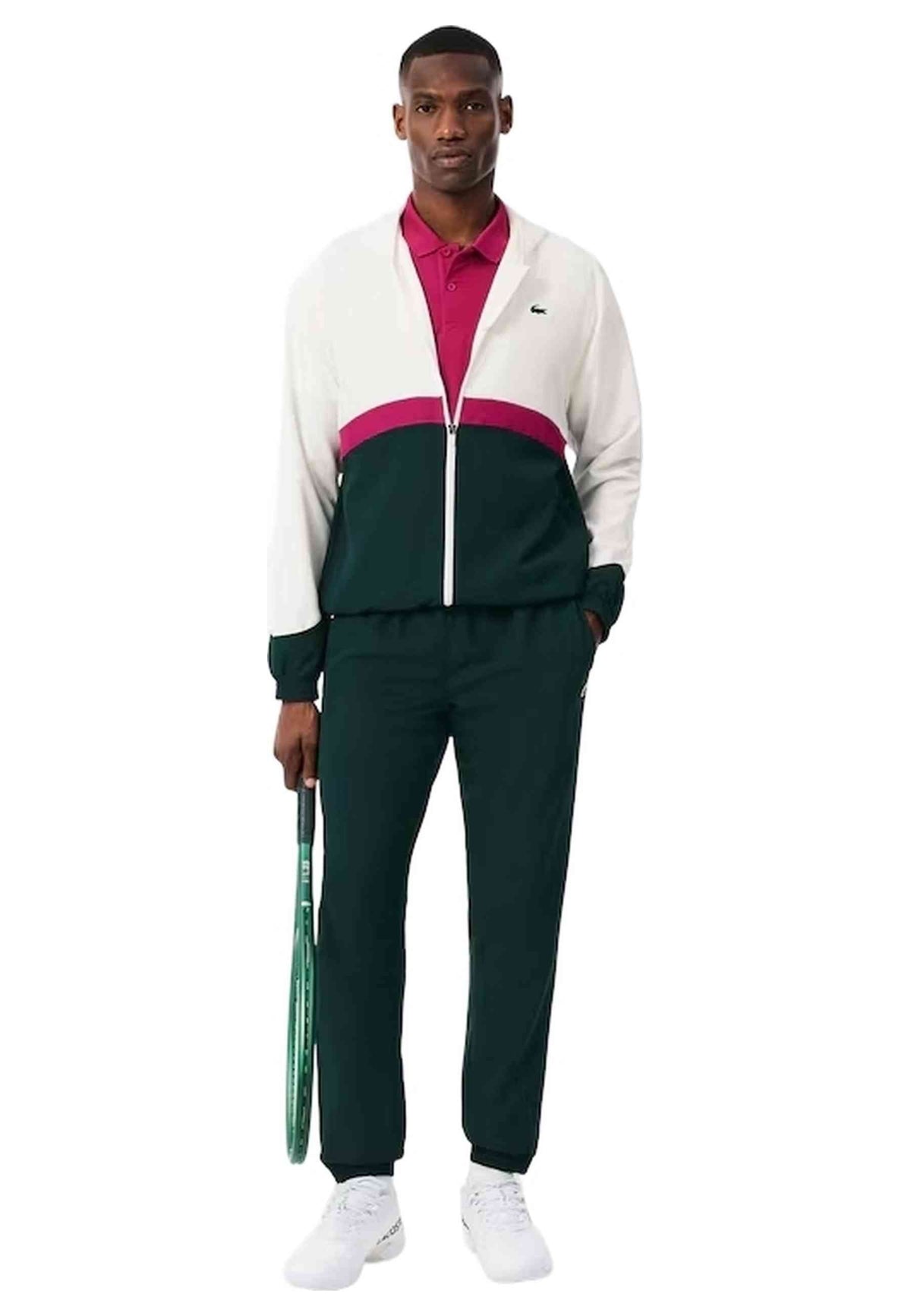 CHANDAL LACOSTE MARINO COLOURBLOCK CLASSIC LOGO TRACKSUIT