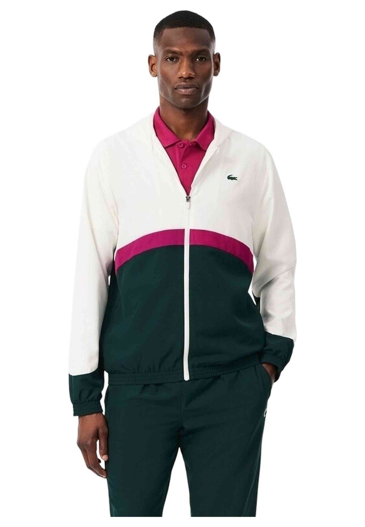 CHANDAL LACOSTE MARINO COLOURBLOCK CLASSIC LOGO TRACKSUIT