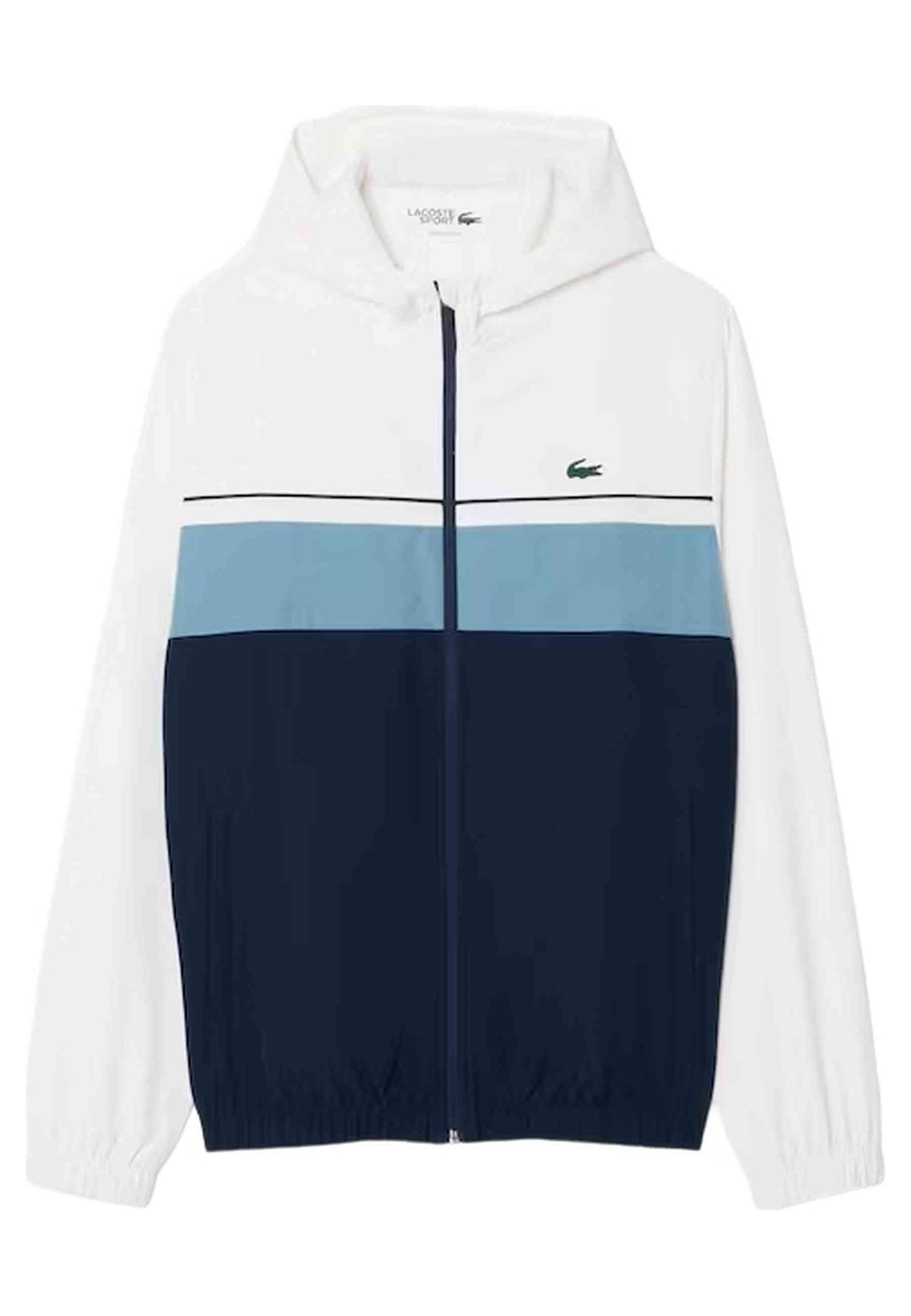 CHANDAL LACOSTE MARINO COLOURBLOCK DIAMOND TAFFETA SPORT TRACKSUIT