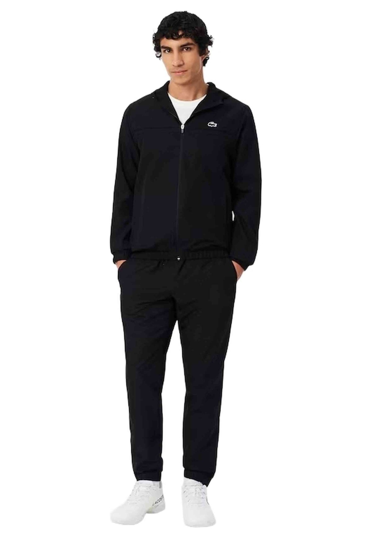 CHANDAL LACOSTE NEGRO DIAMOND TAFFETA SPORTS TRACKSUIT