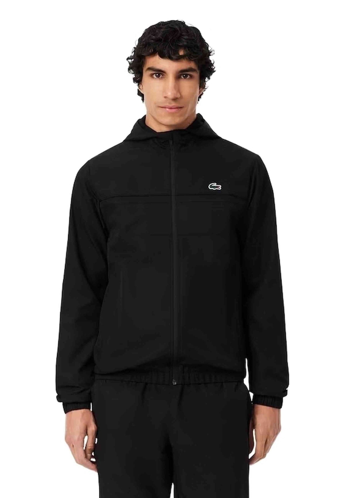 CHANDAL LACOSTE NEGRO DIAMOND TAFFETA SPORTS TRACKSUIT