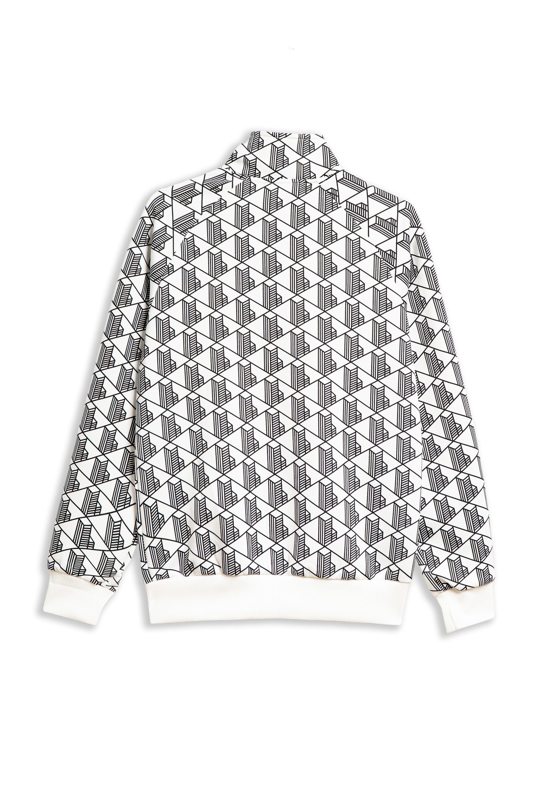 CHAQUETA BLANCA MONOGRAPHIC ZIPPED TRACKJACKET