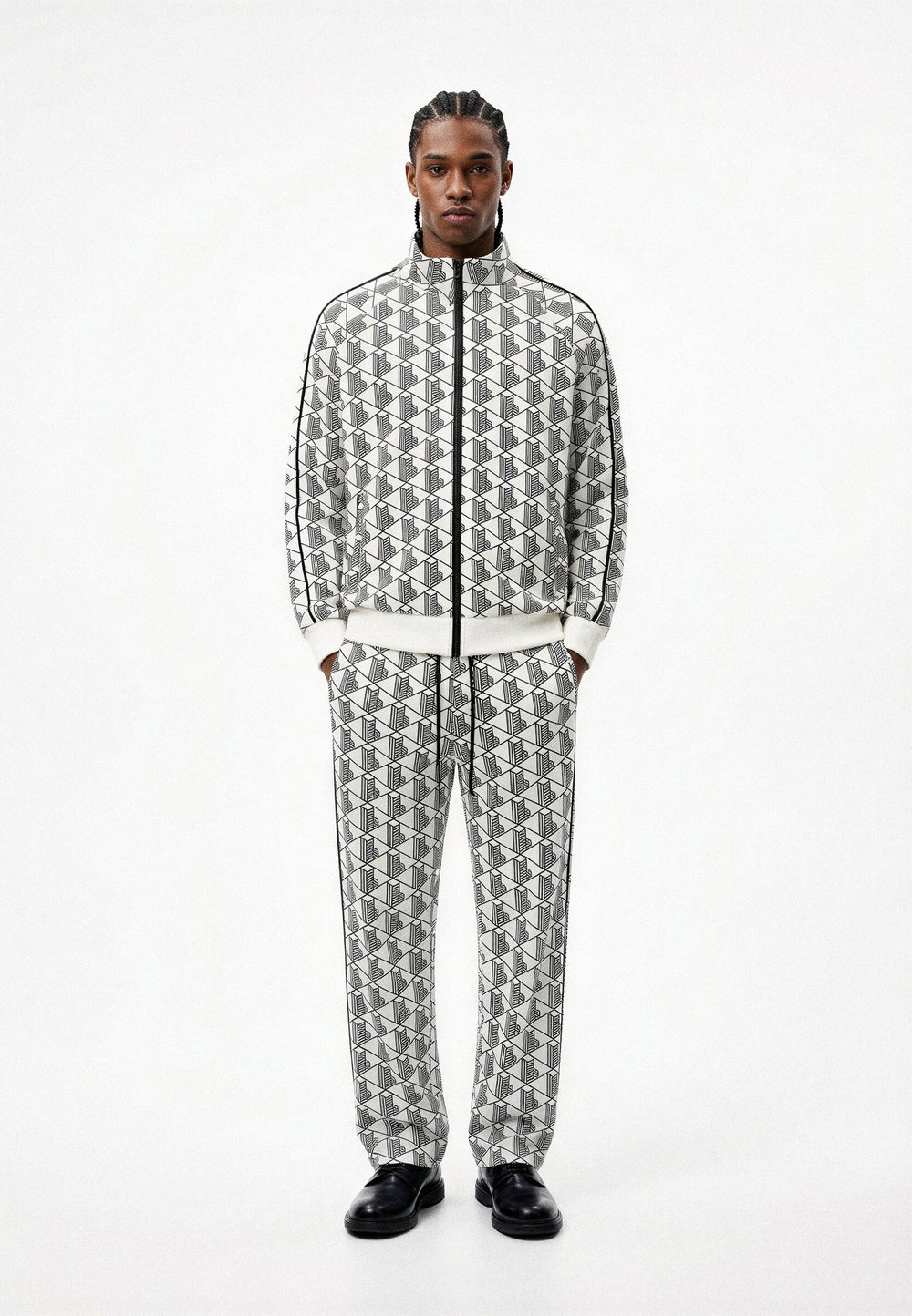 OVER STREET WHITE MONOGRAPHIC TRACKSUIT