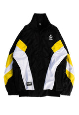 Chaqueta CLAN x Trueno Boca Represent windbreaker negra - AREA ZERO