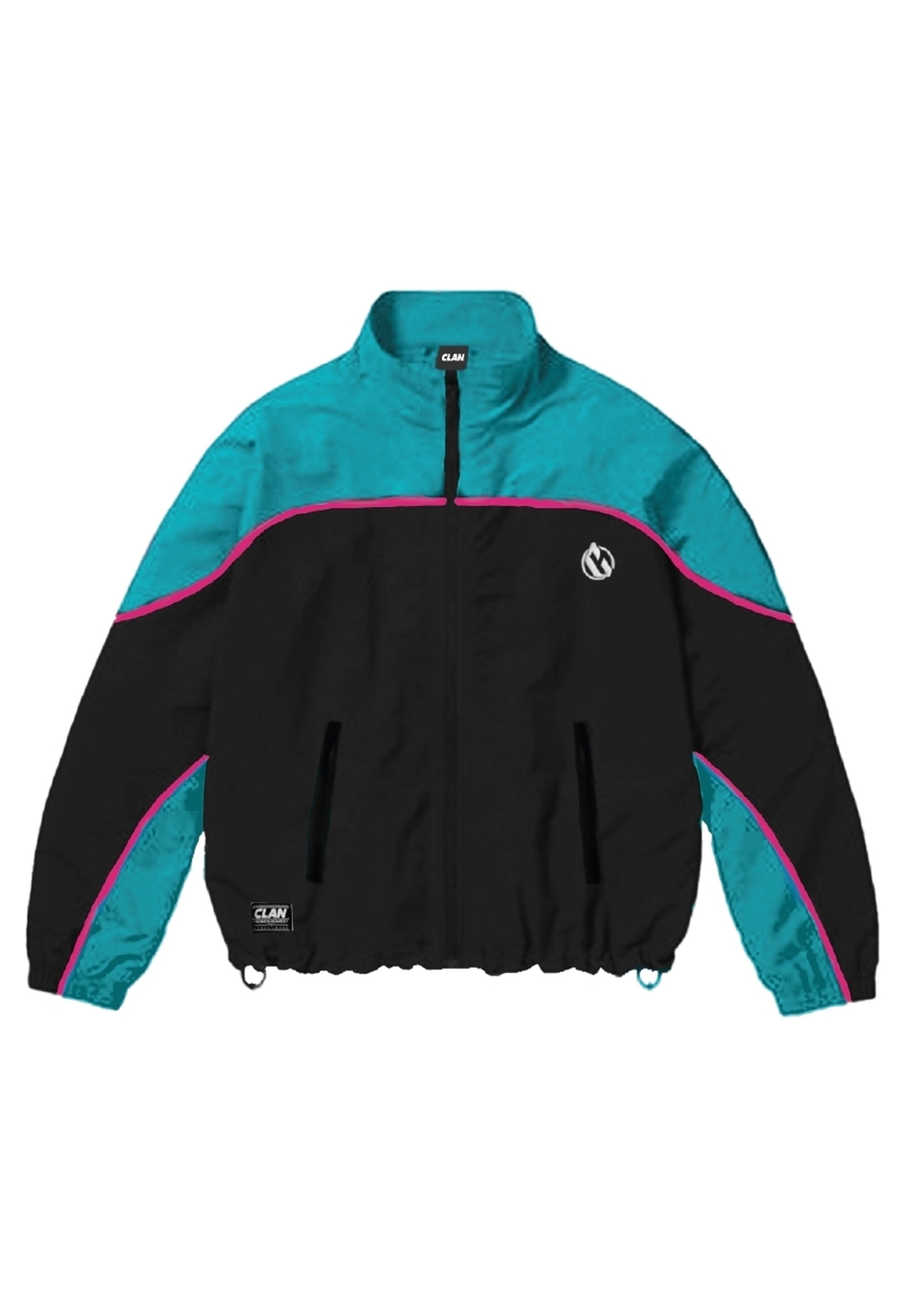 CHAQUETA CLAN NEGRA KEEP RESPECT THE CLAN TRACKJACKET