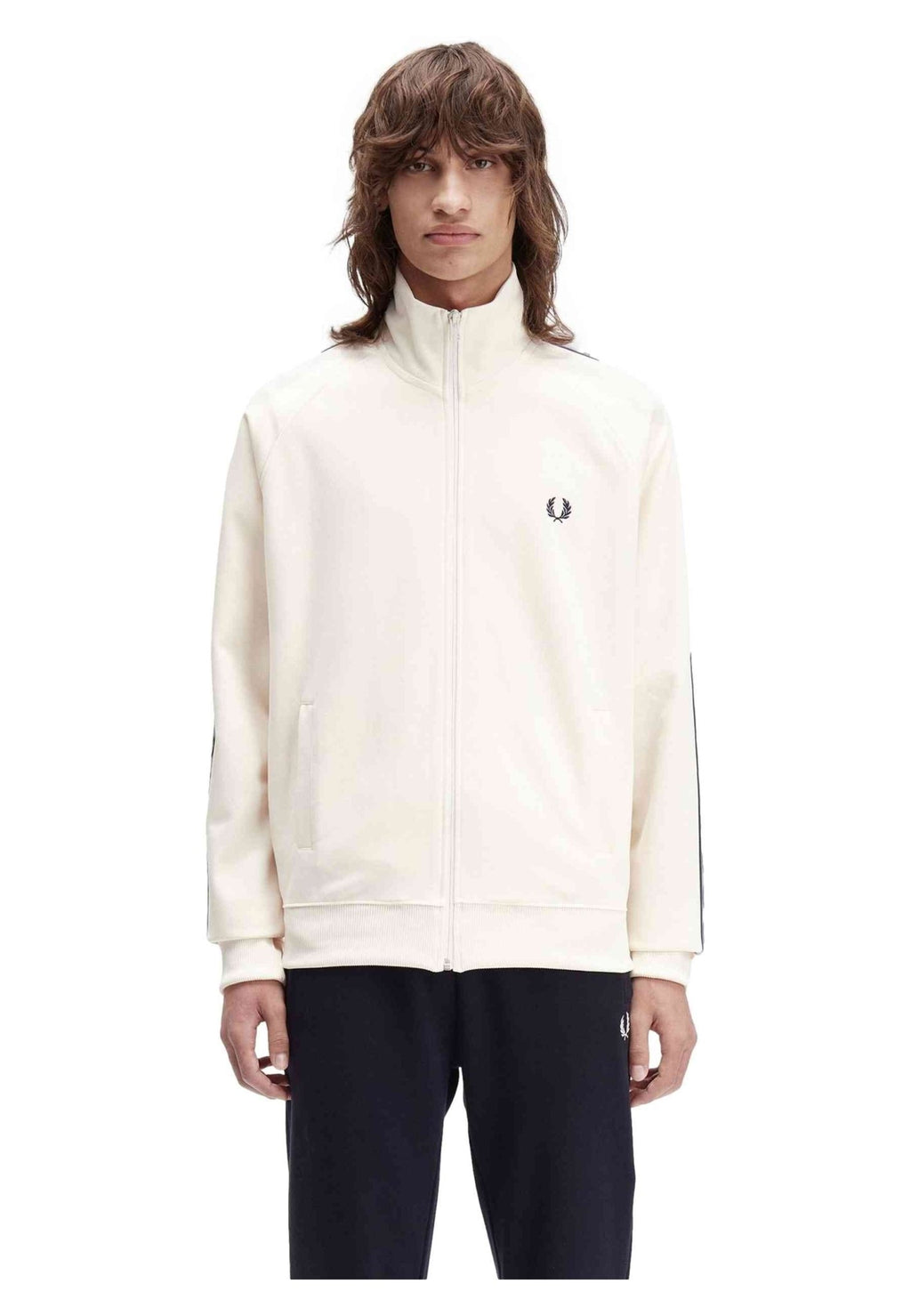 CHAQUETA FRED PERRY CRUDA CONTRAST TAPE TRACK JACKET - AREA ZERO