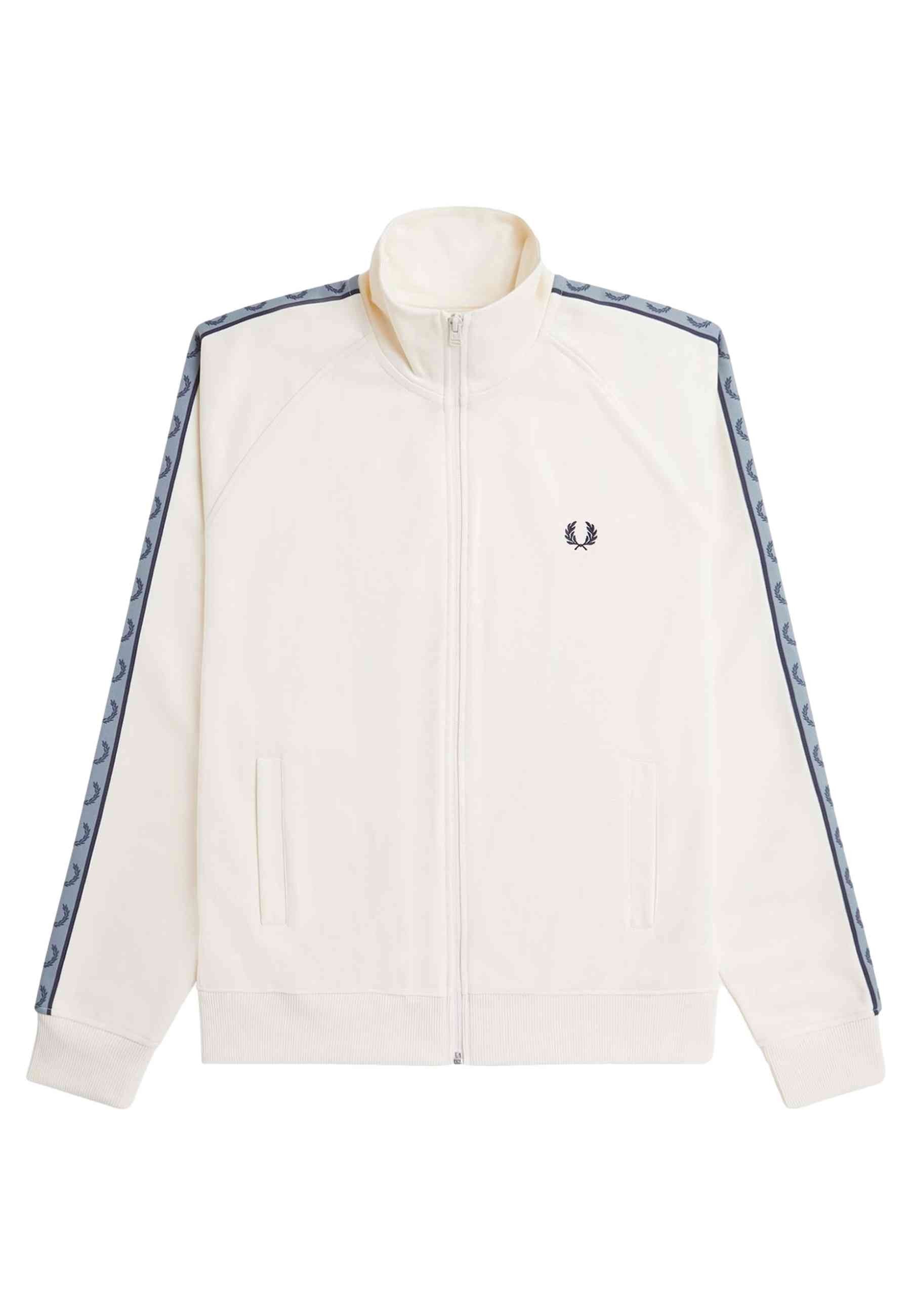 CHAQUETA FRED PERRY CRUDA CONTRAST TAPE TRACK JACKET