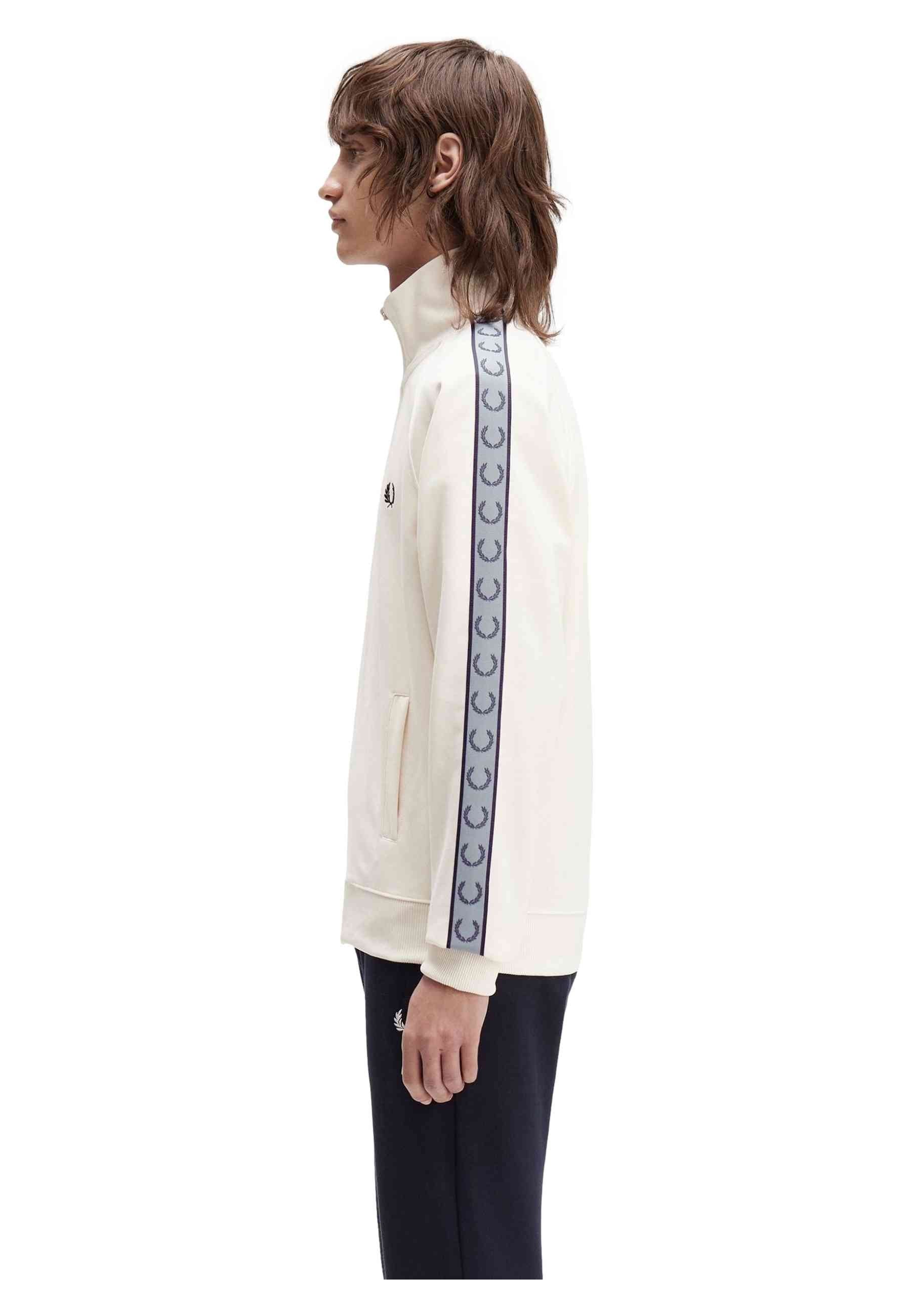 CHAQUETA FRED PERRY CRUDA CONTRAST TAPE TRACK JACKET